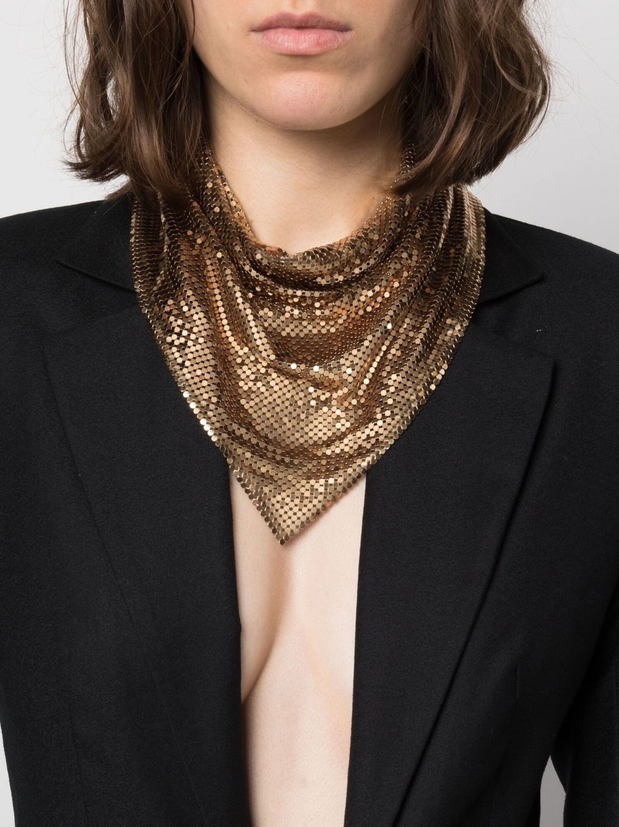 chainmail scarf necklace