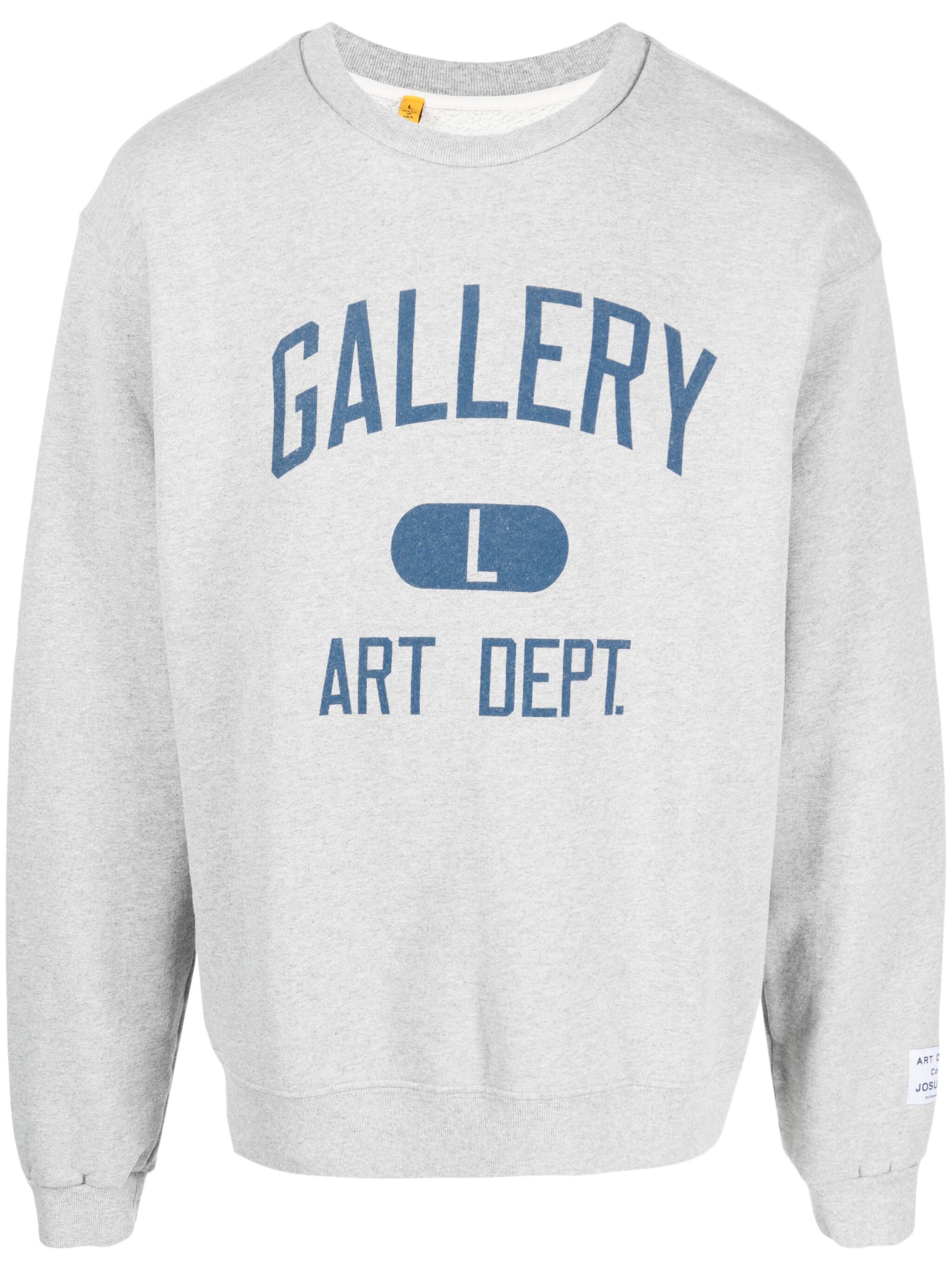 logo-print cotton crew-neck sweatshirt