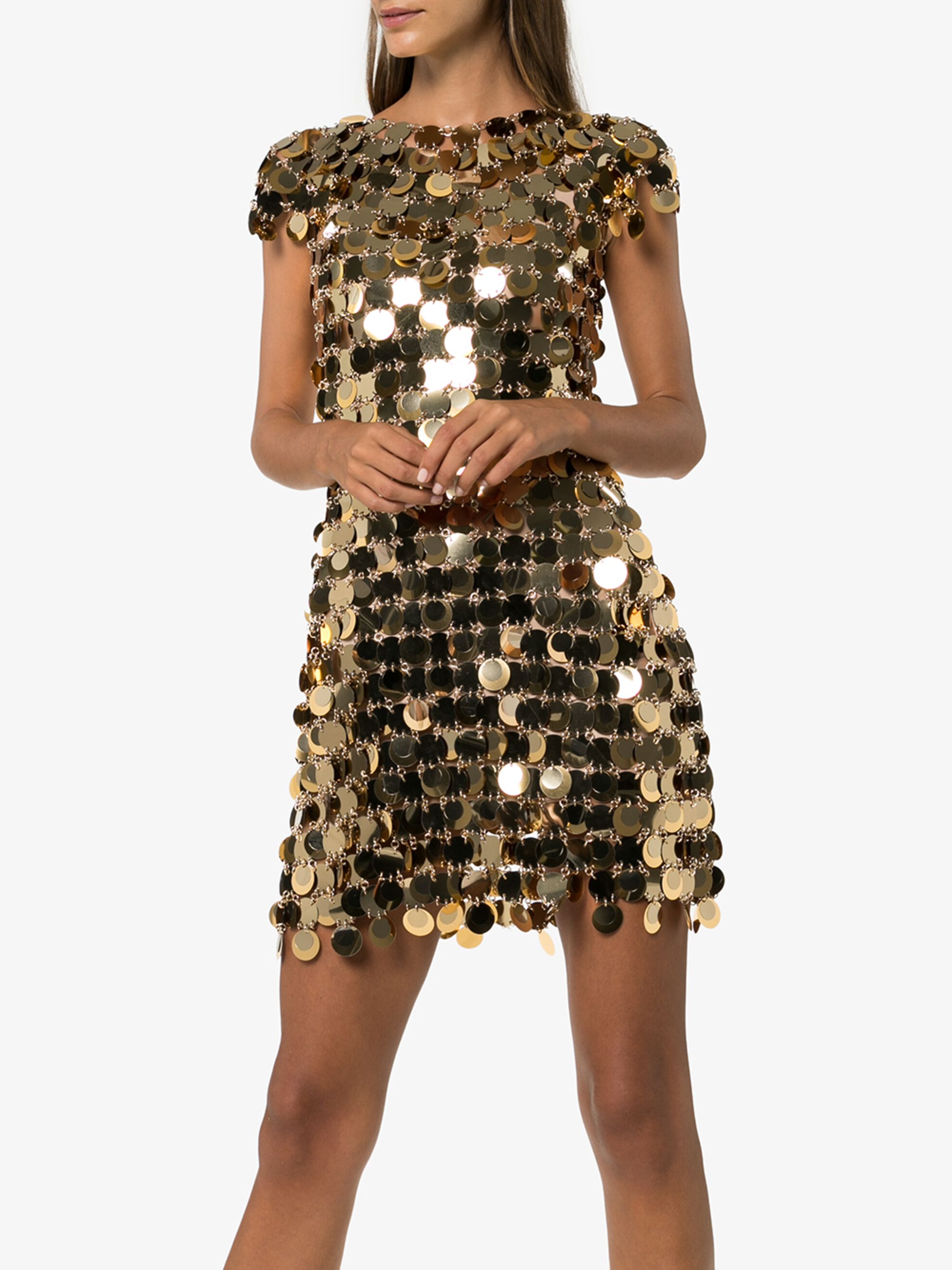 chainmail mini dress