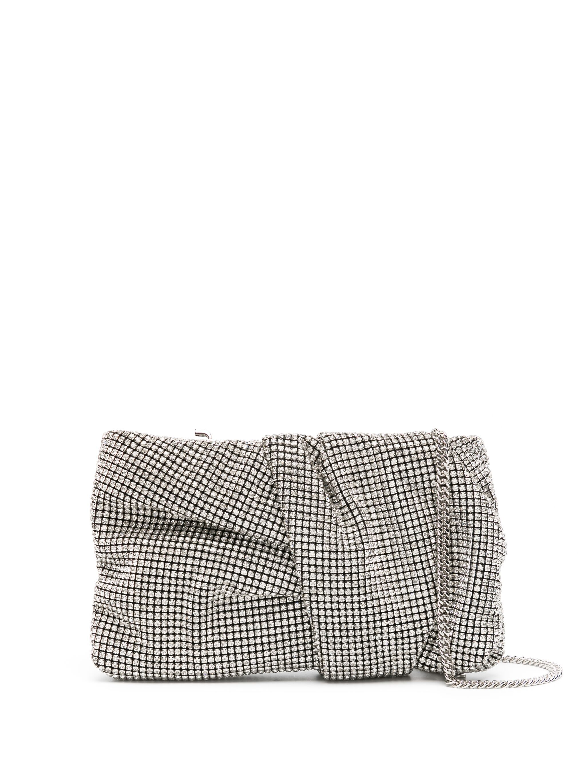 Bonny crystal-embellished clutch