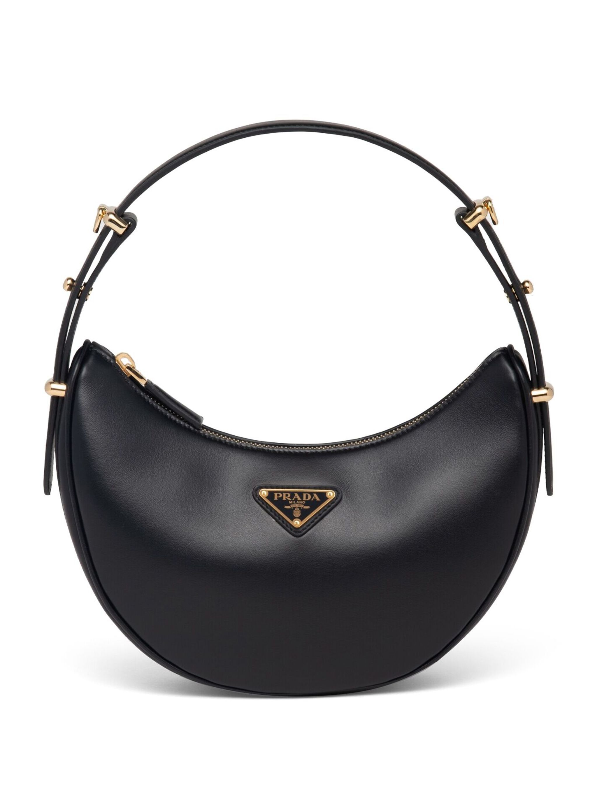 Arqué leather shoulder bag