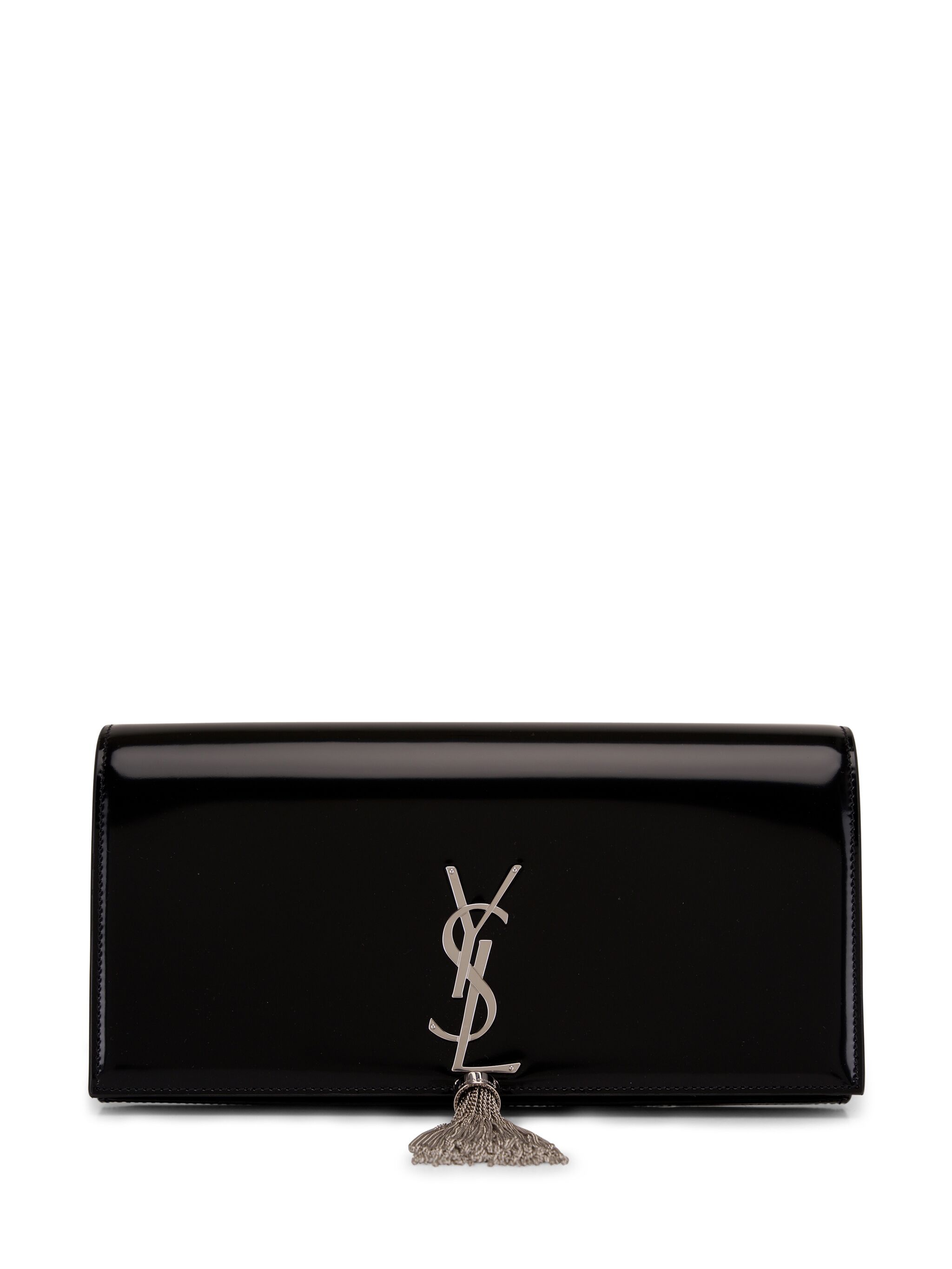 Kate patent-leather clutch bag