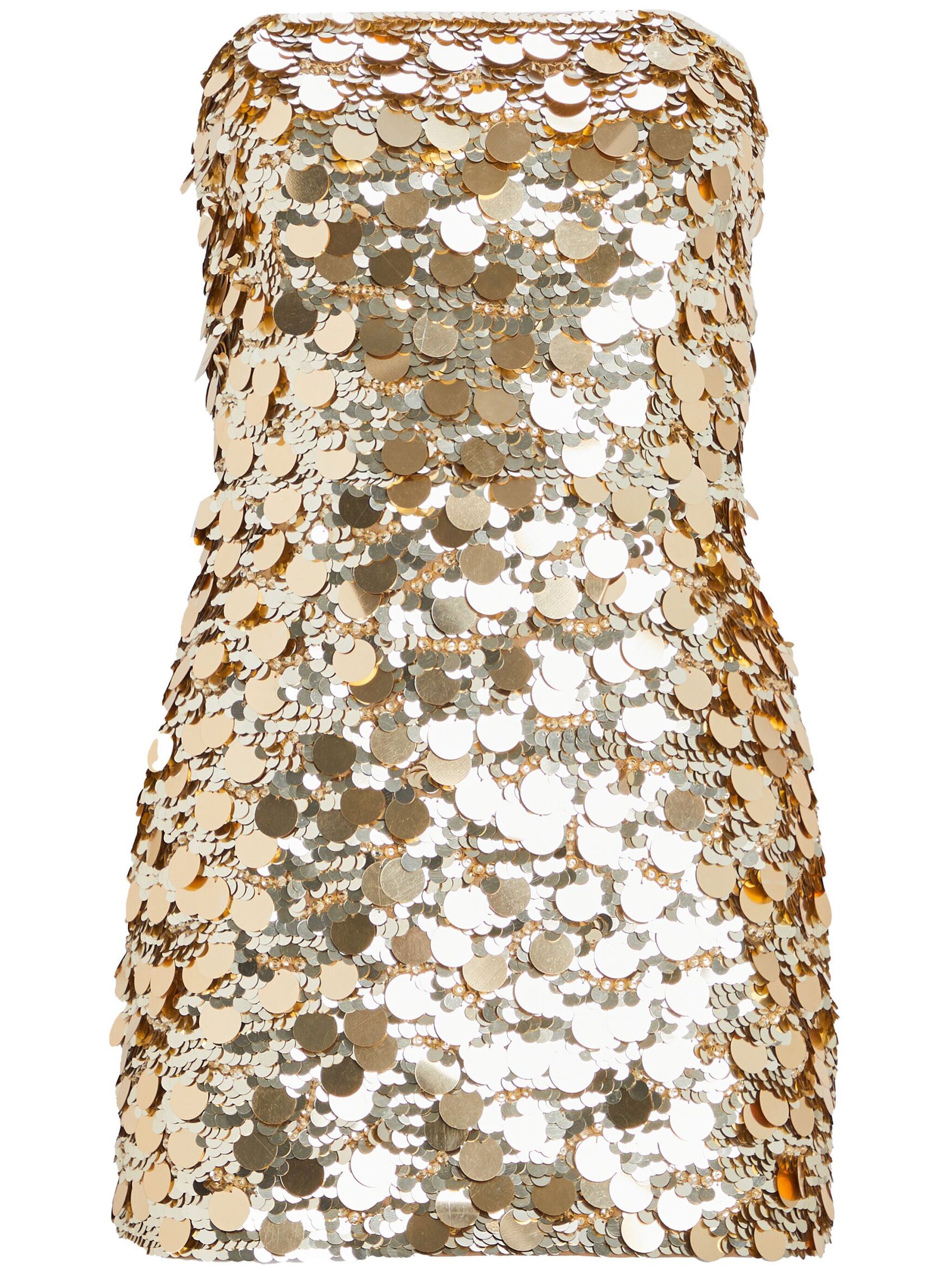 Nolia sequin-embellished strapless mini dress