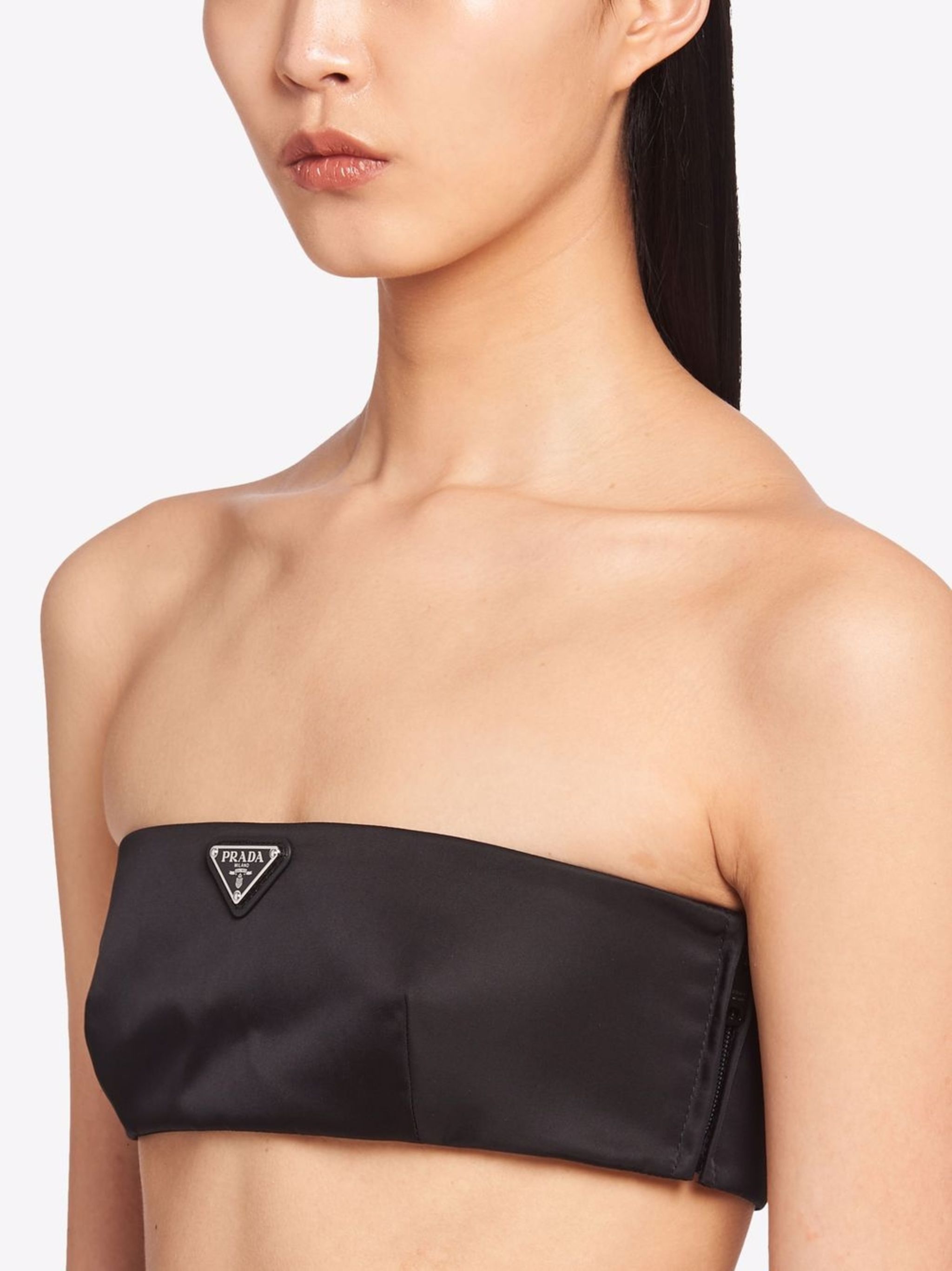 Re-Nylon bandeau top