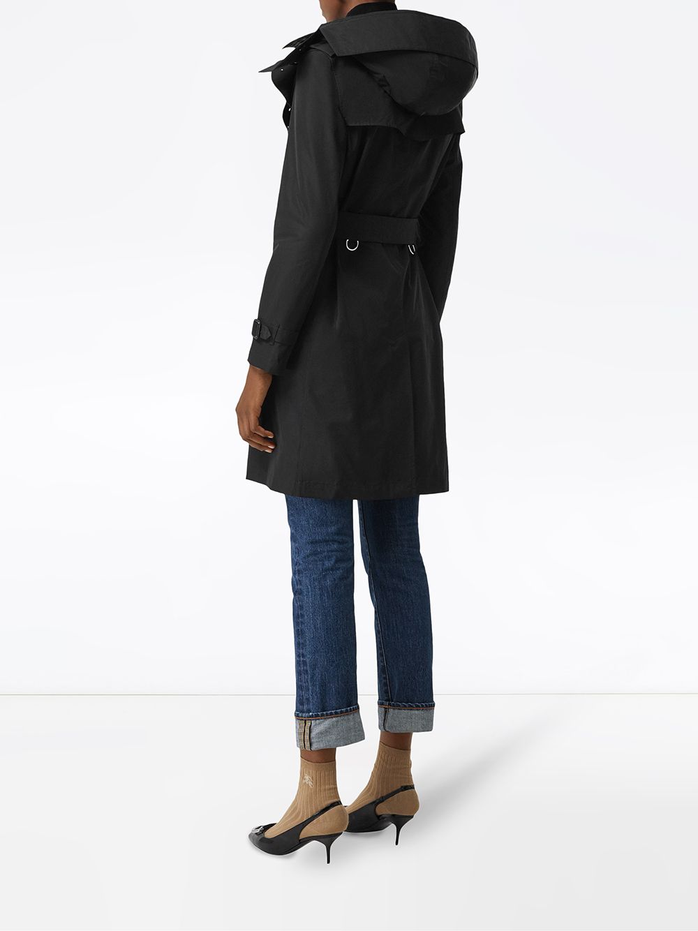 Kensington hooded trench coat