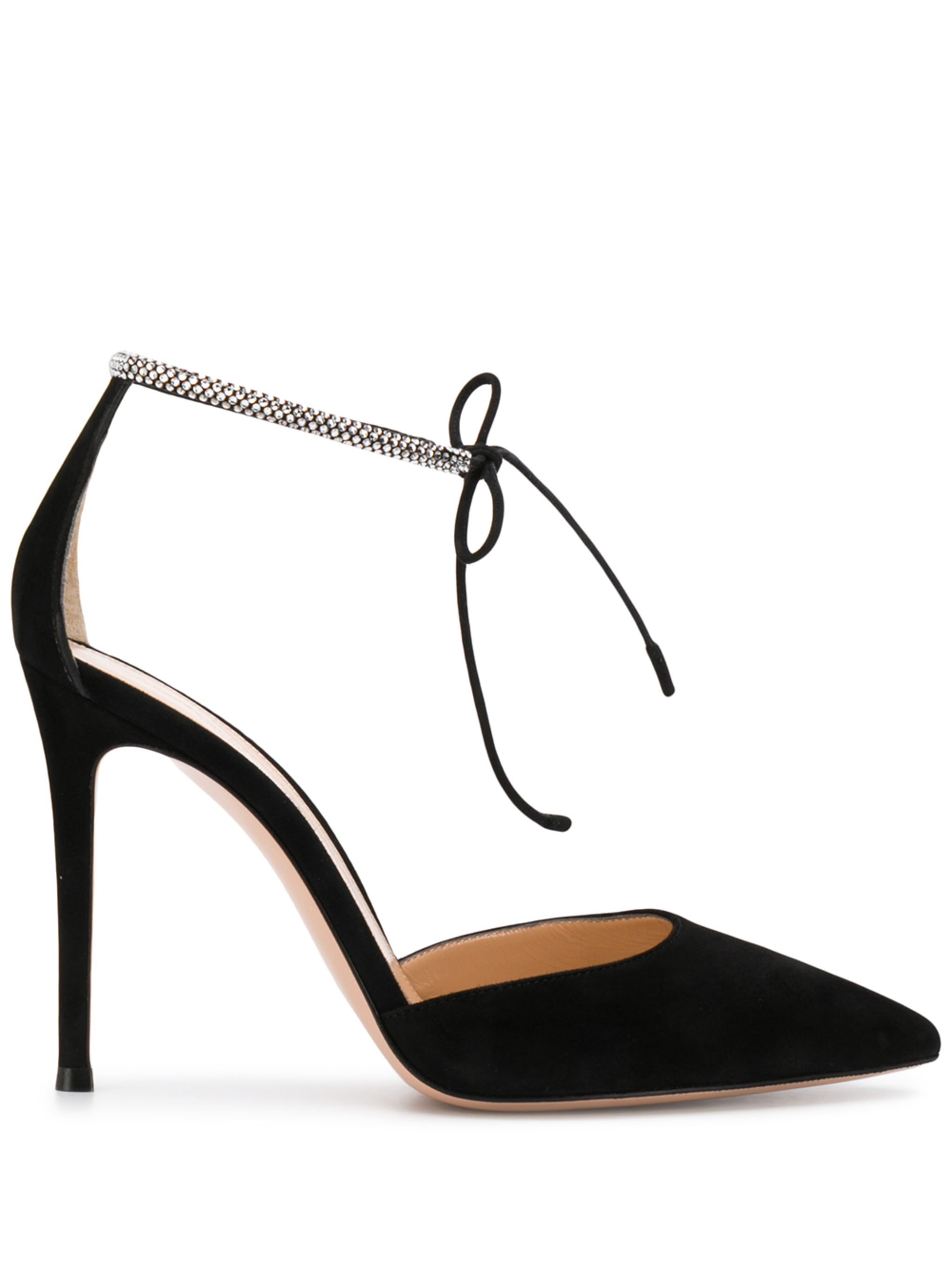 Montecarlo D'Orsay 105mm suede pumps