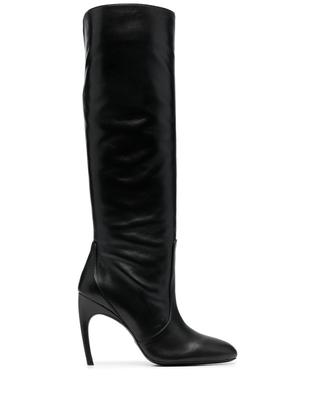 Luxecurve 100mm round-toe boots 