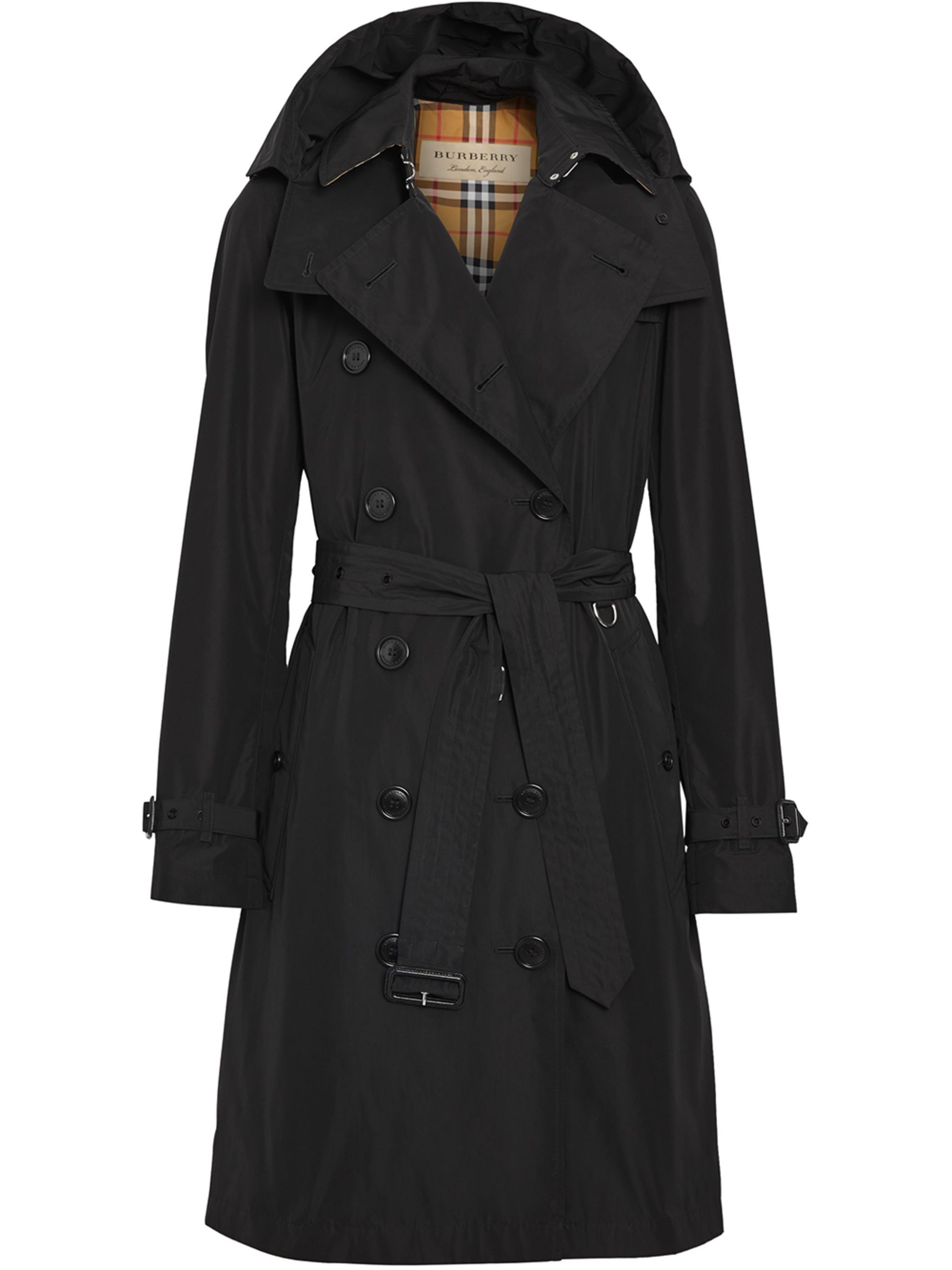 Kensington hooded trench coat