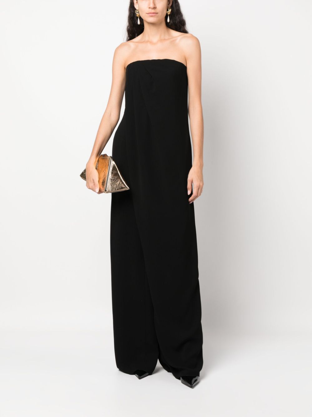 bustier-style jumpsuit