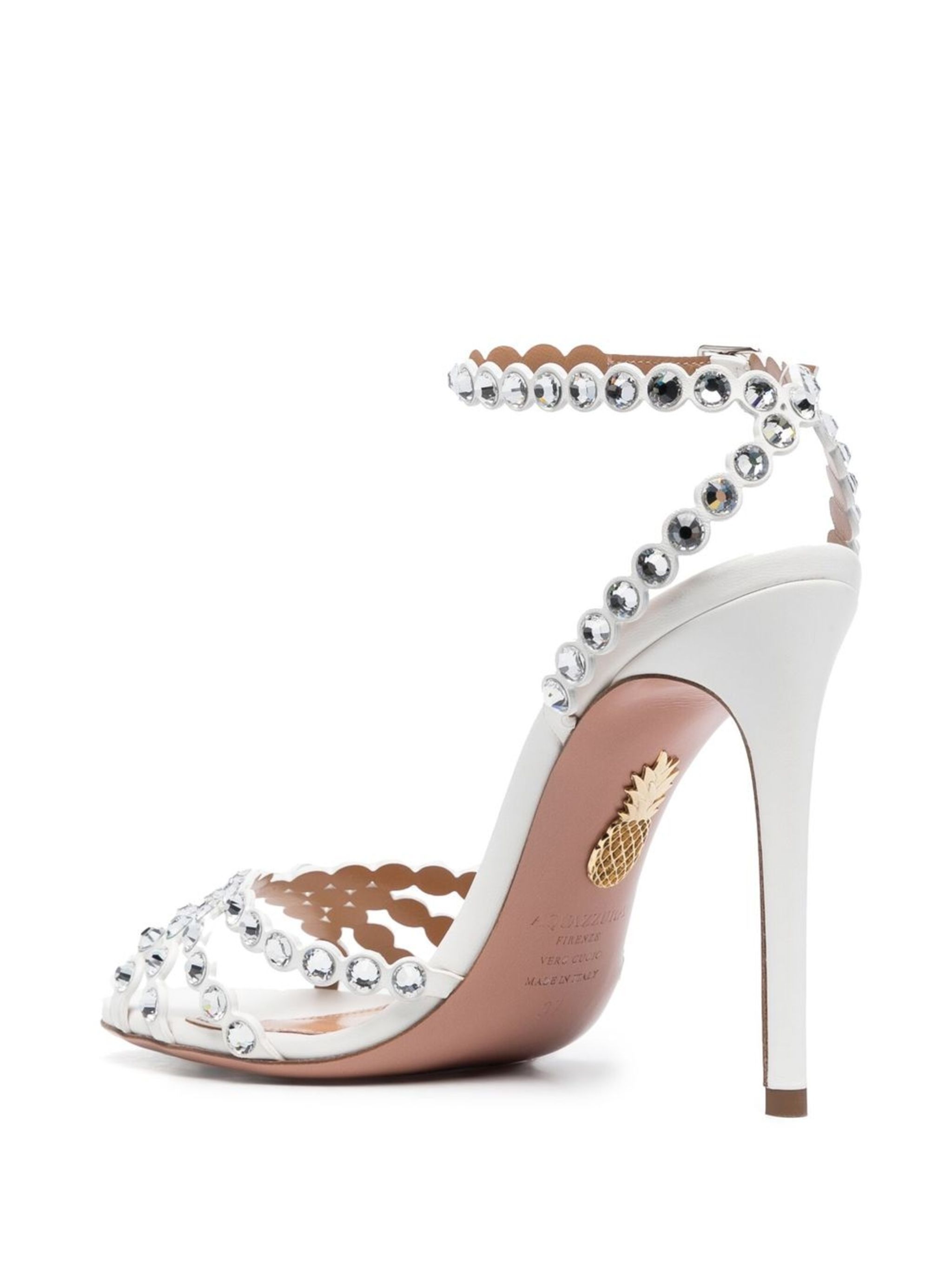 Tequila crystal-embellished 115mm sandals