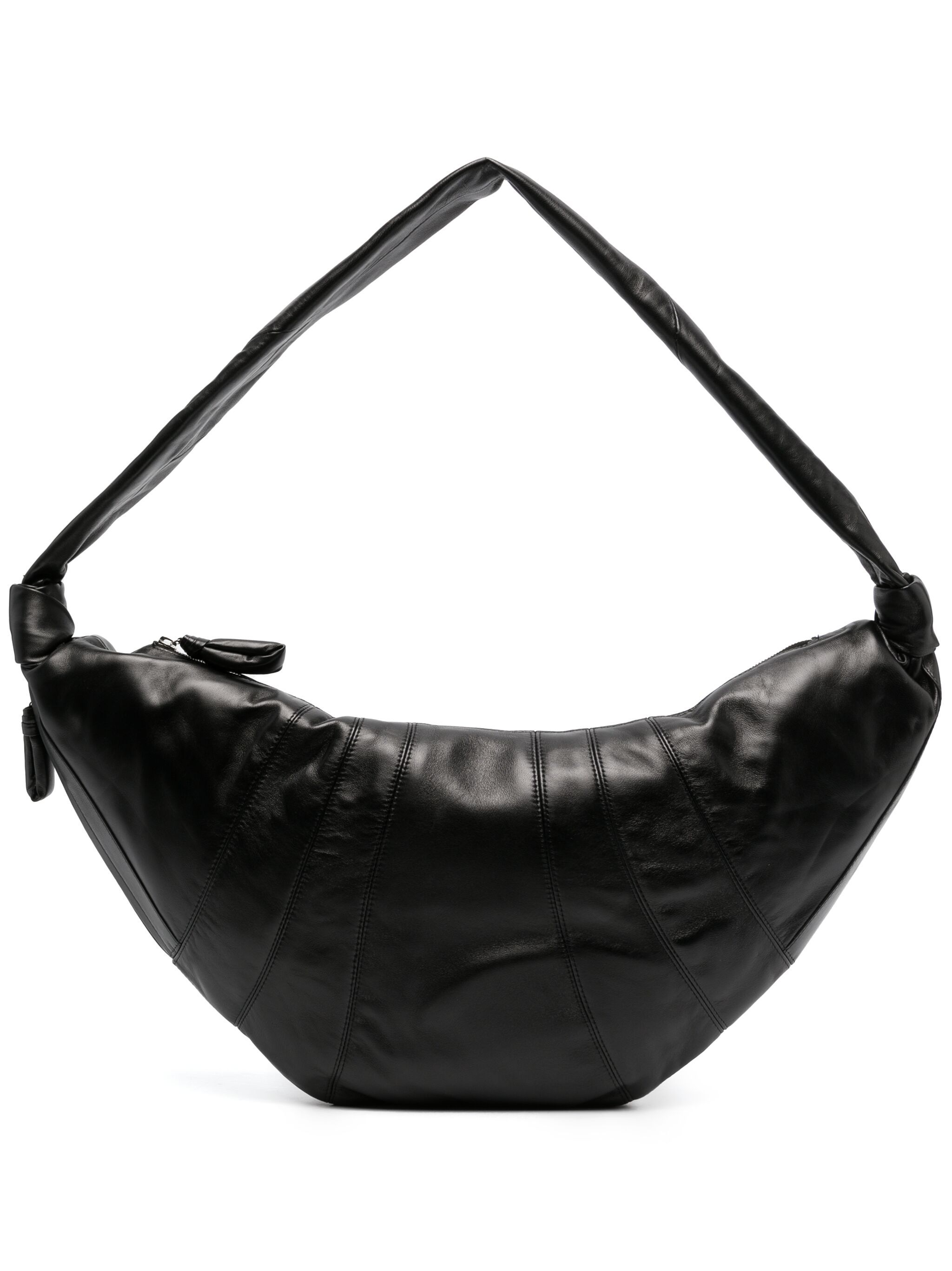 large Croissant leather shoulder bag