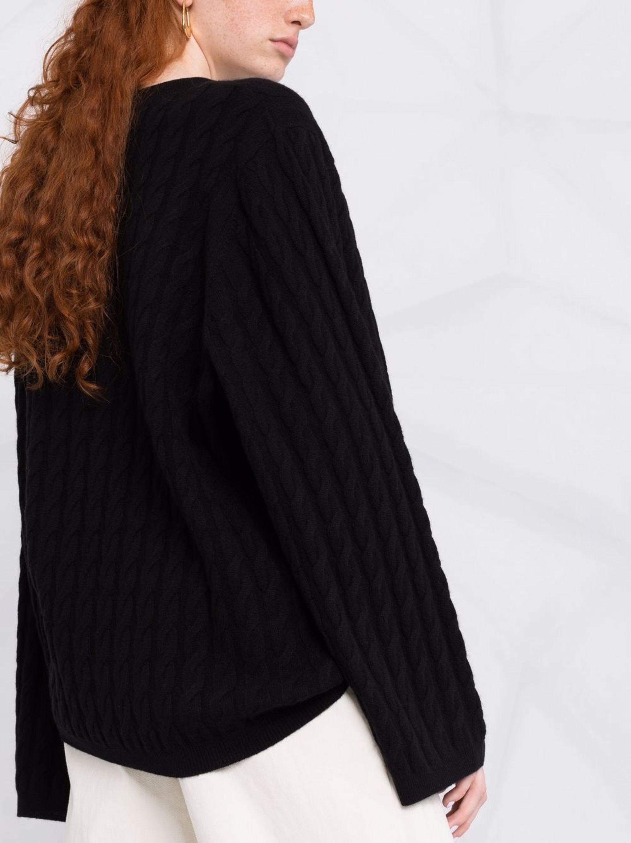 cable knit cashmere jumper