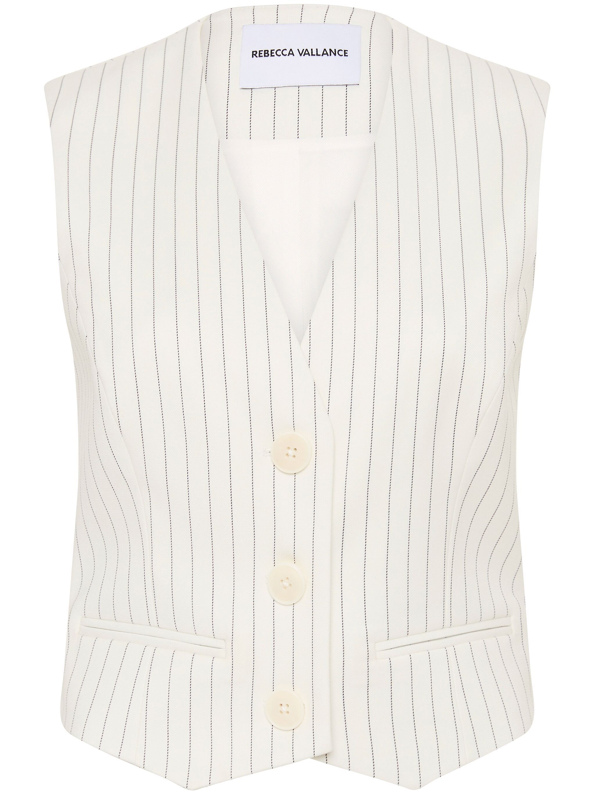 Cedric pinstripe-pattern waistcoat