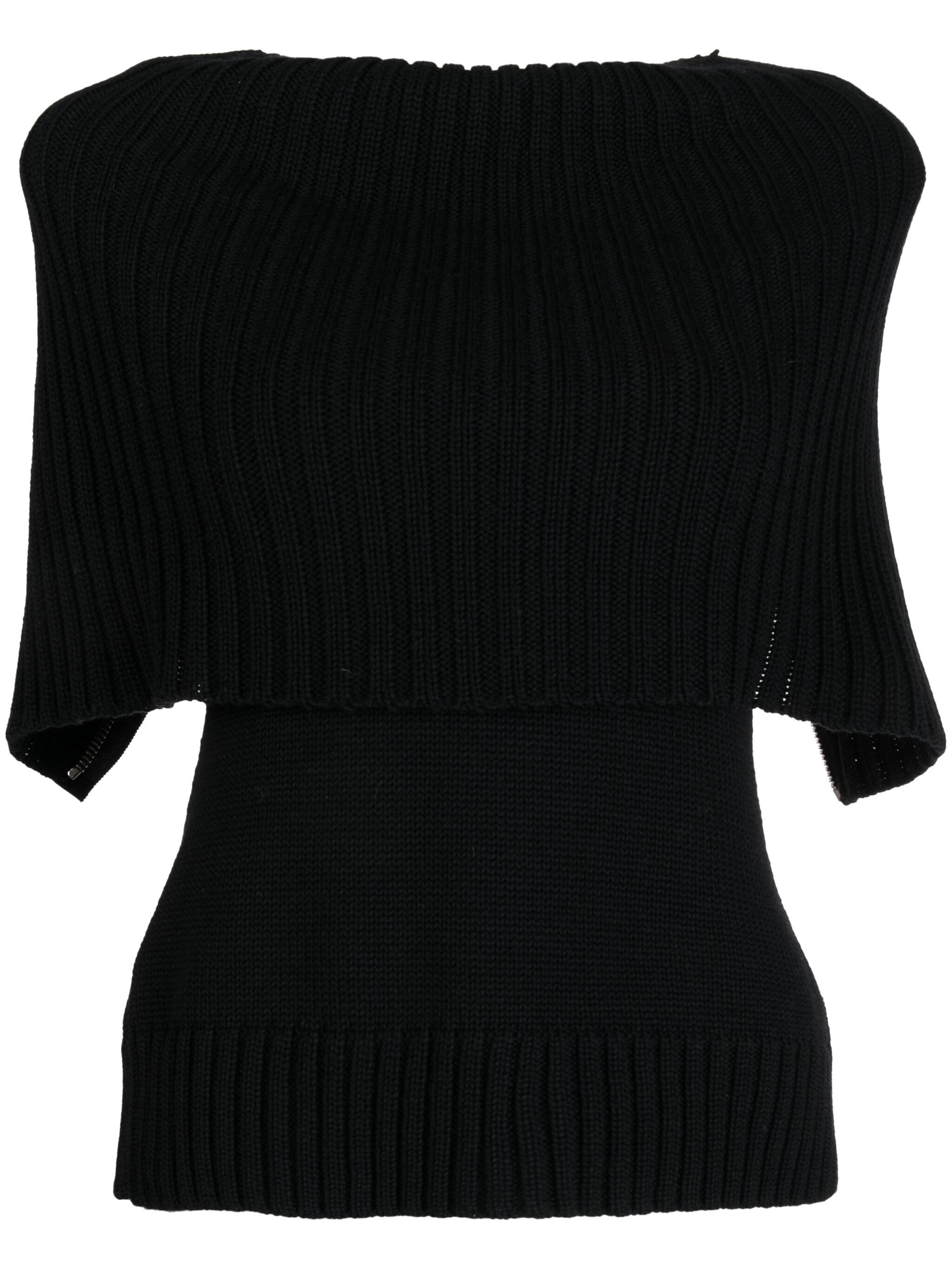 ribbed wool jumper