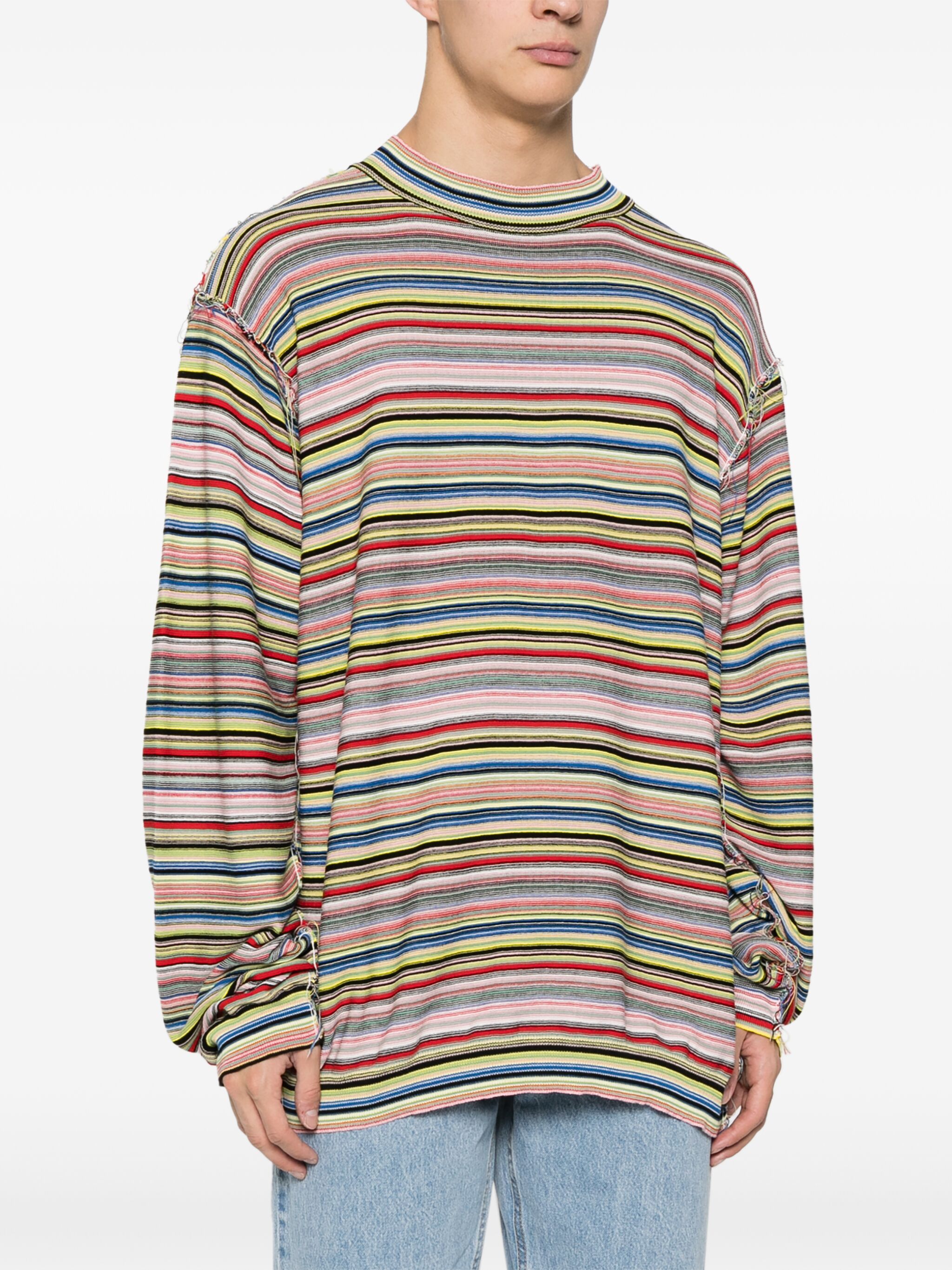 striped cotton jumper