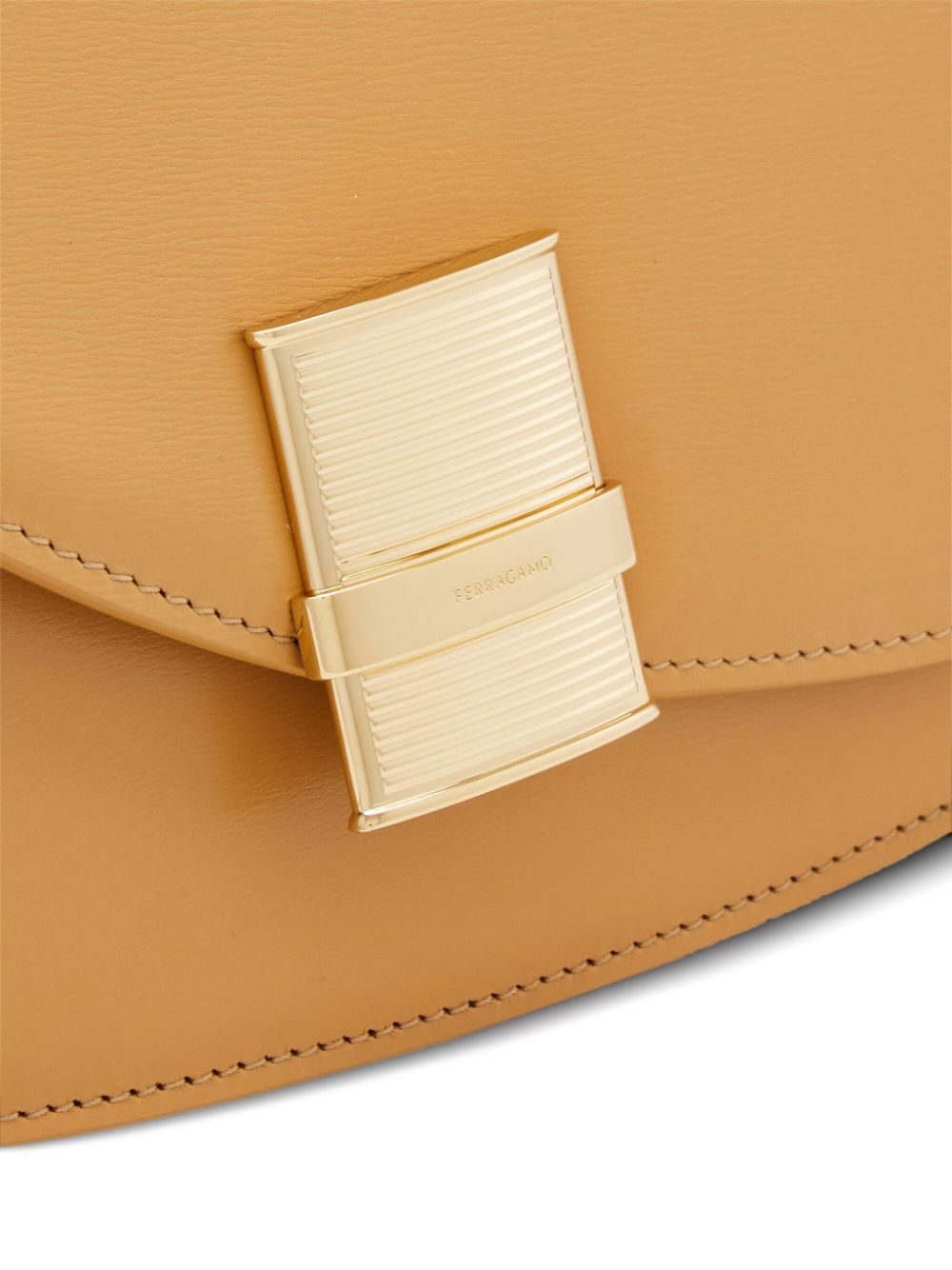 small Asymmetric leather shoulder bag