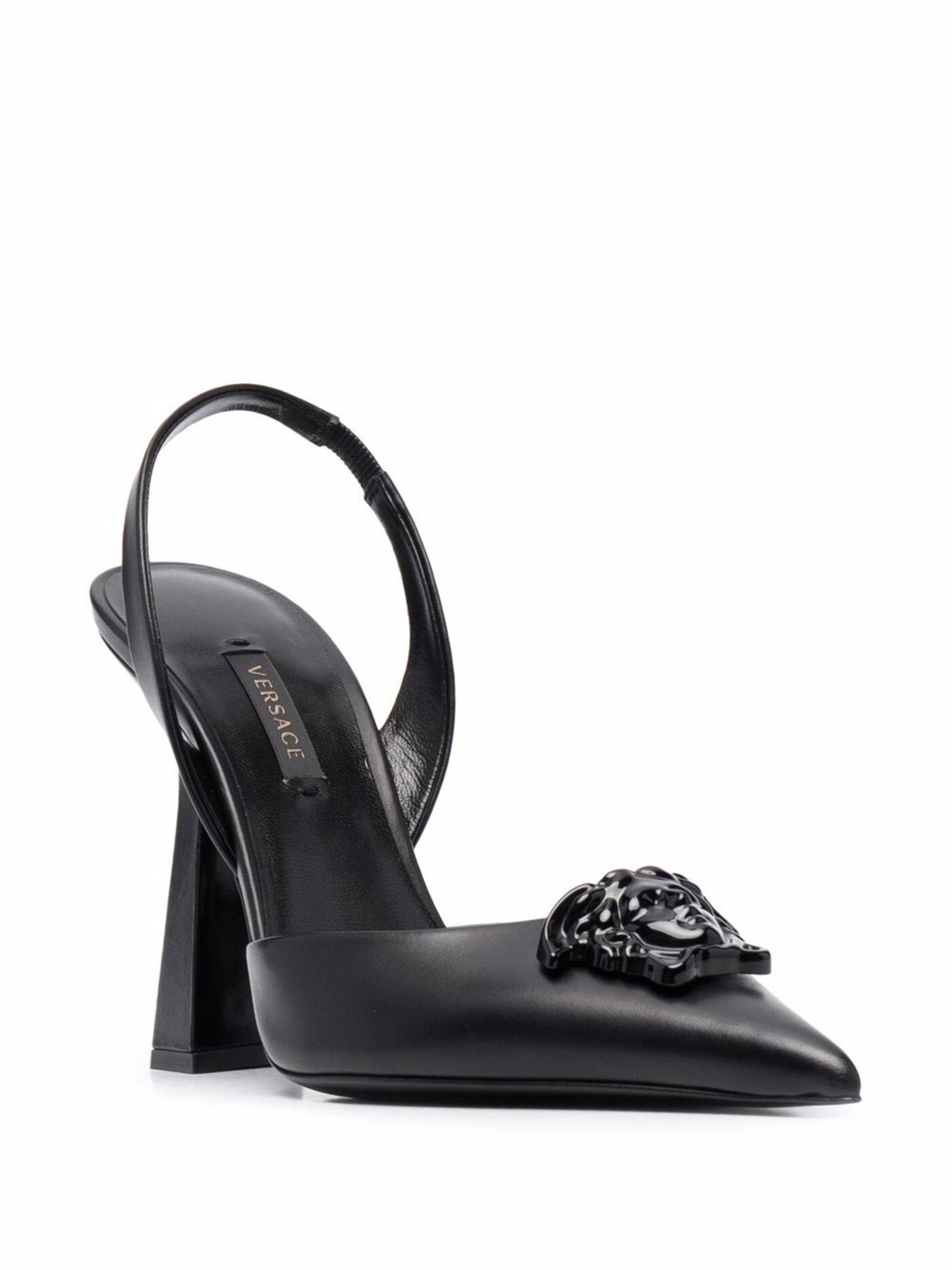 La Medusa 12mm slingback pumps