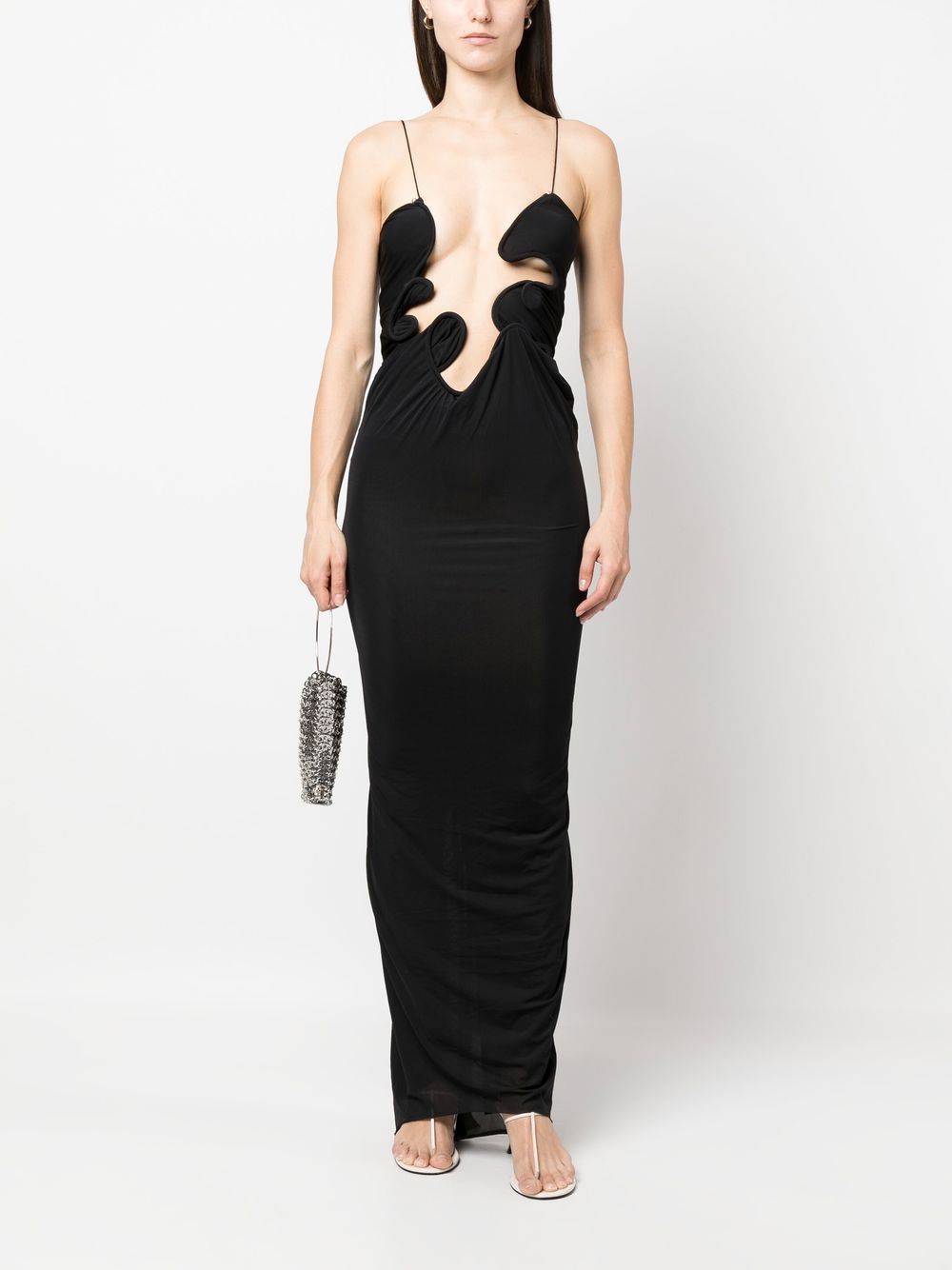 Molded Venus maxi dress