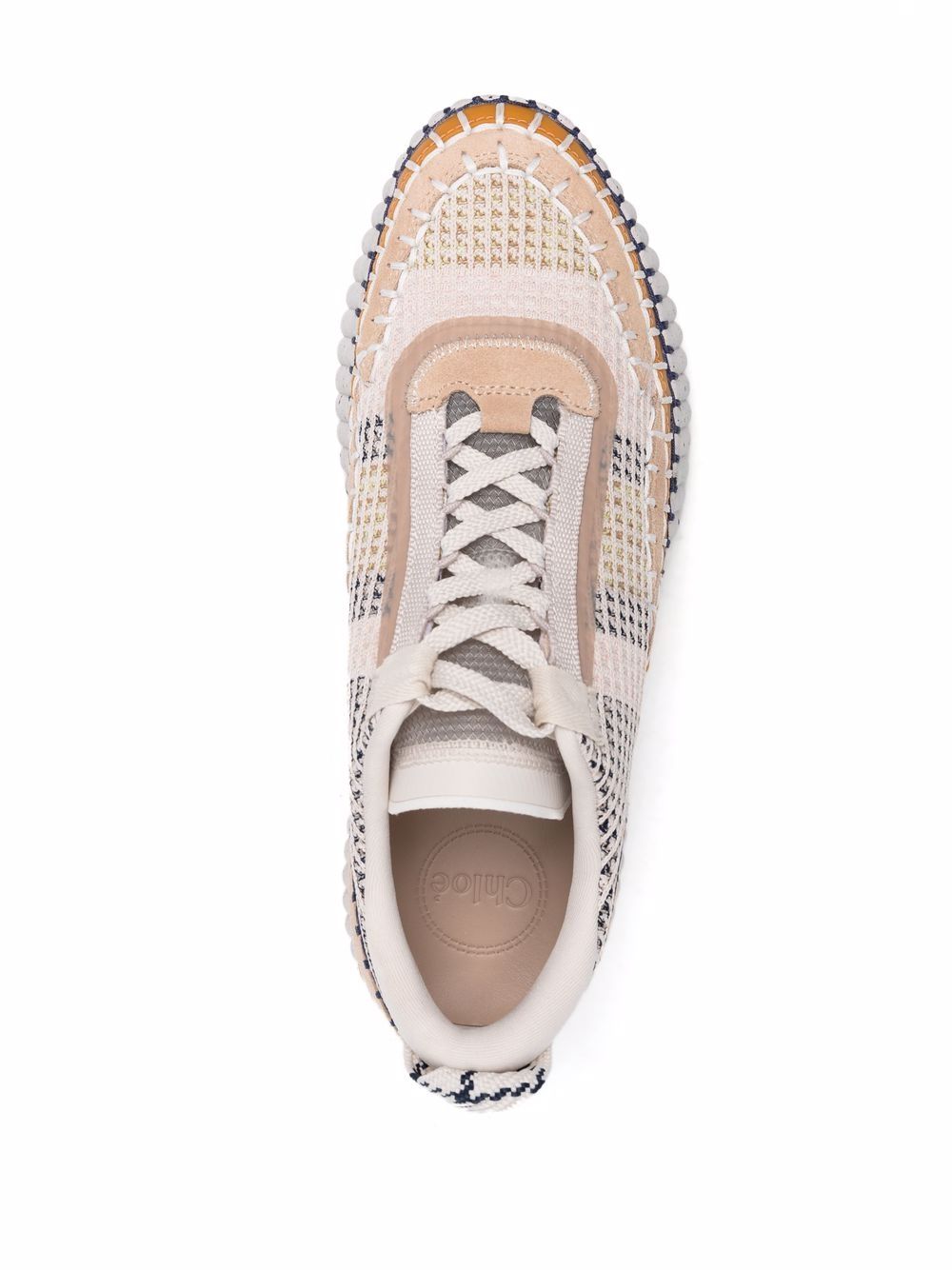 whipstitch-trim sneakers