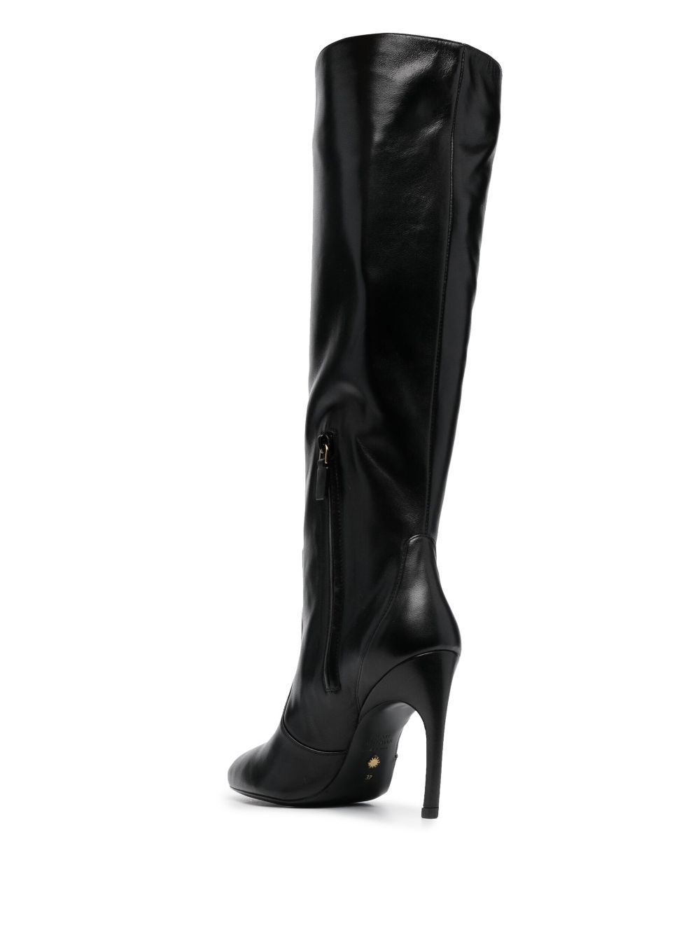 Luxecurve 100mm round-toe boots 