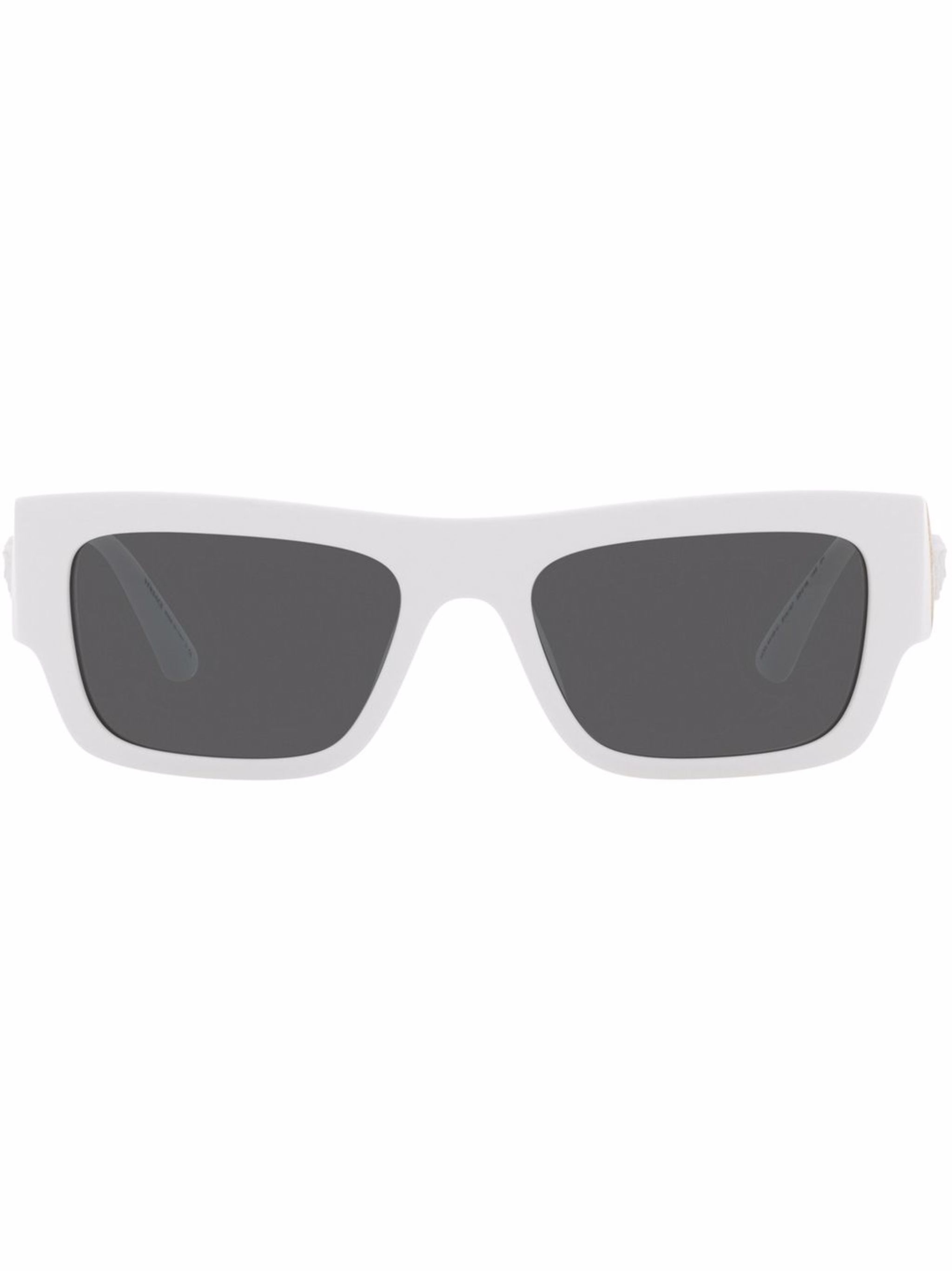 logo-plaque rectangular sunglasses