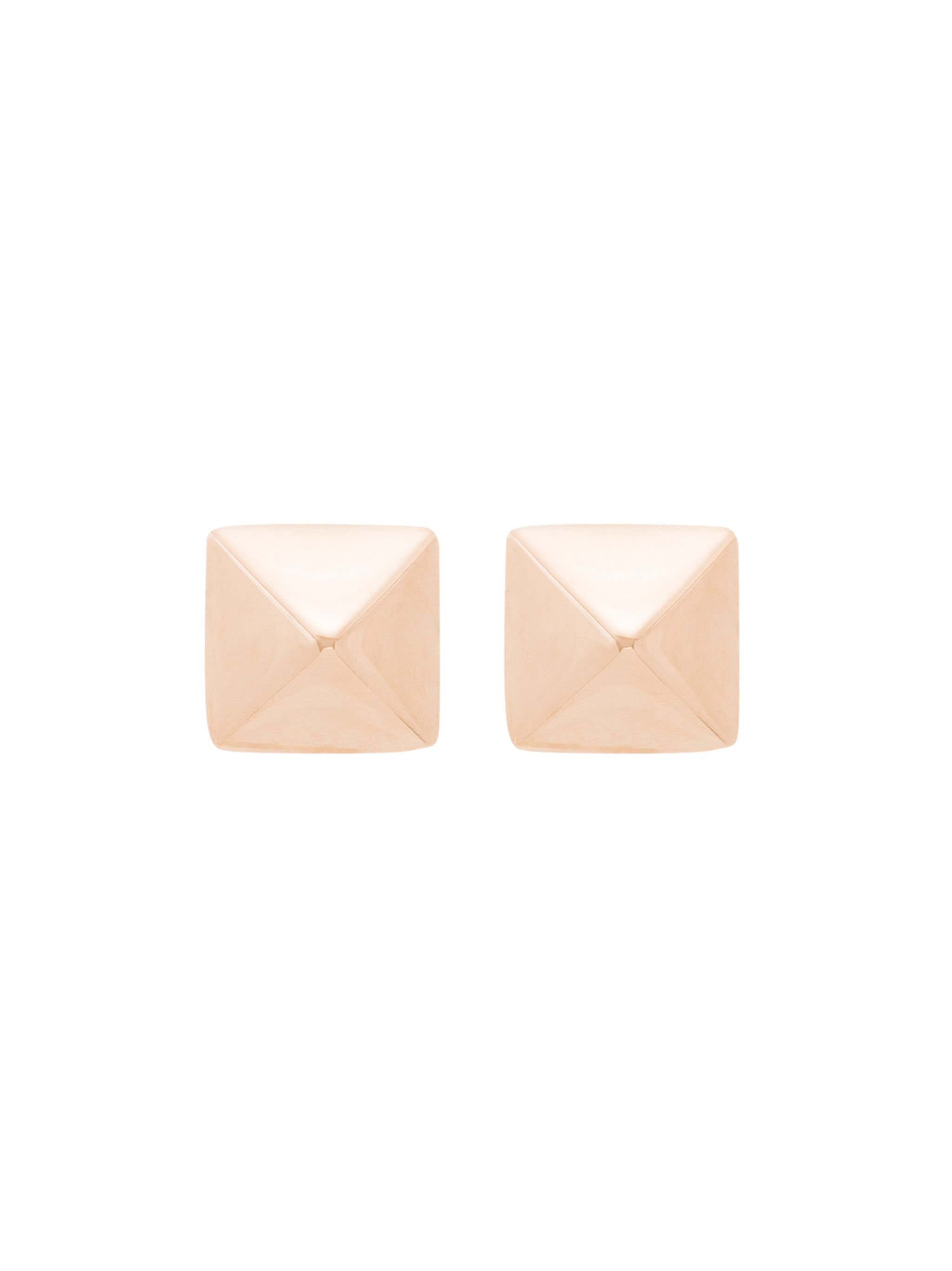 14kt rose gold Spike stud earrings