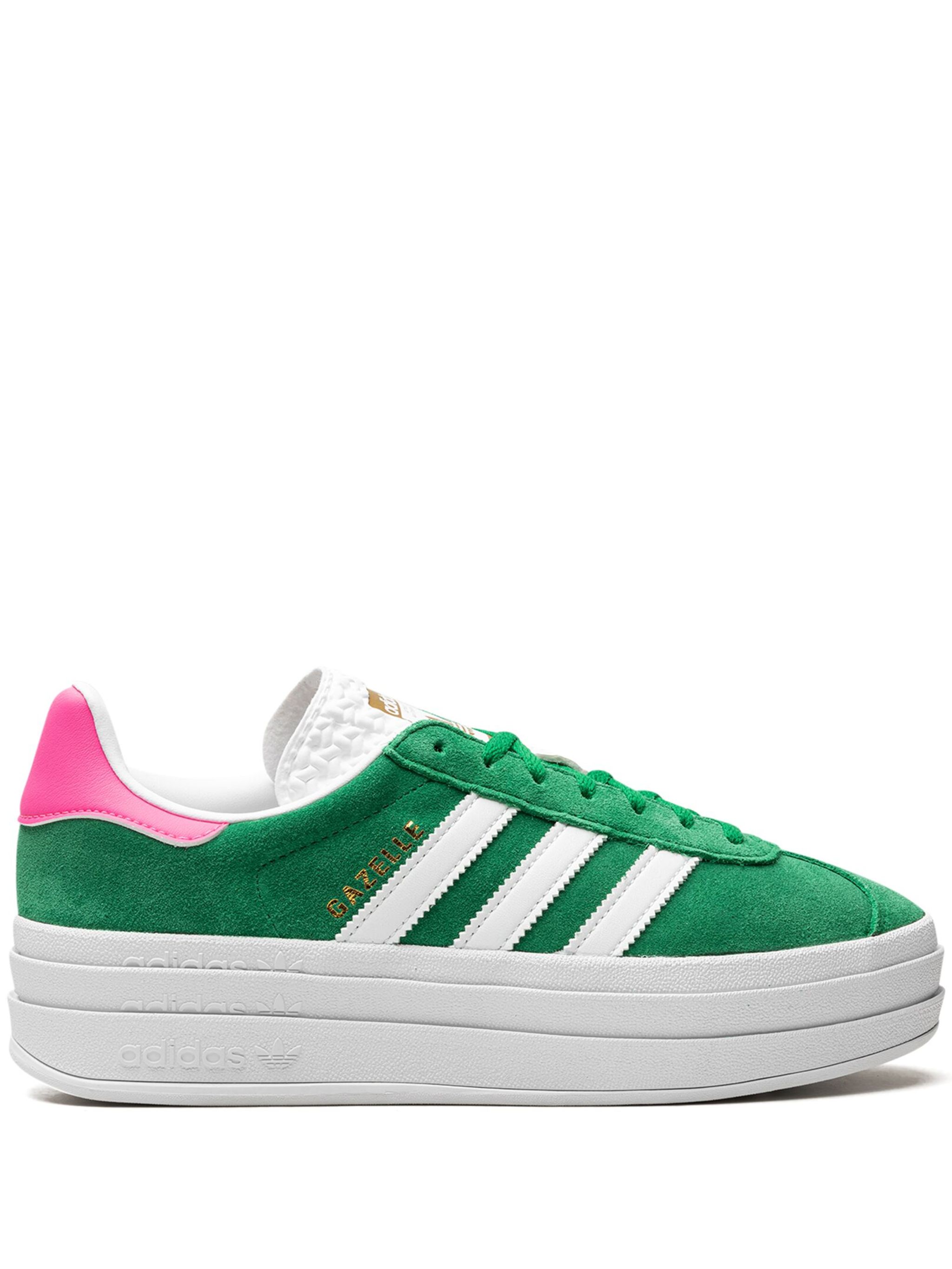 Gazelle Bold "Green/Lucid Pink" sneakers