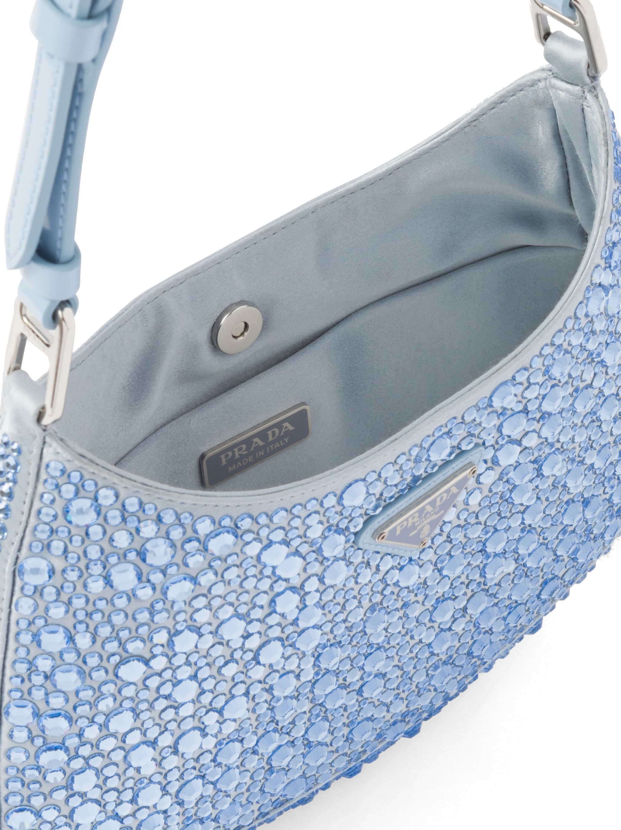 Cleo crystal-embellished shoulder bag