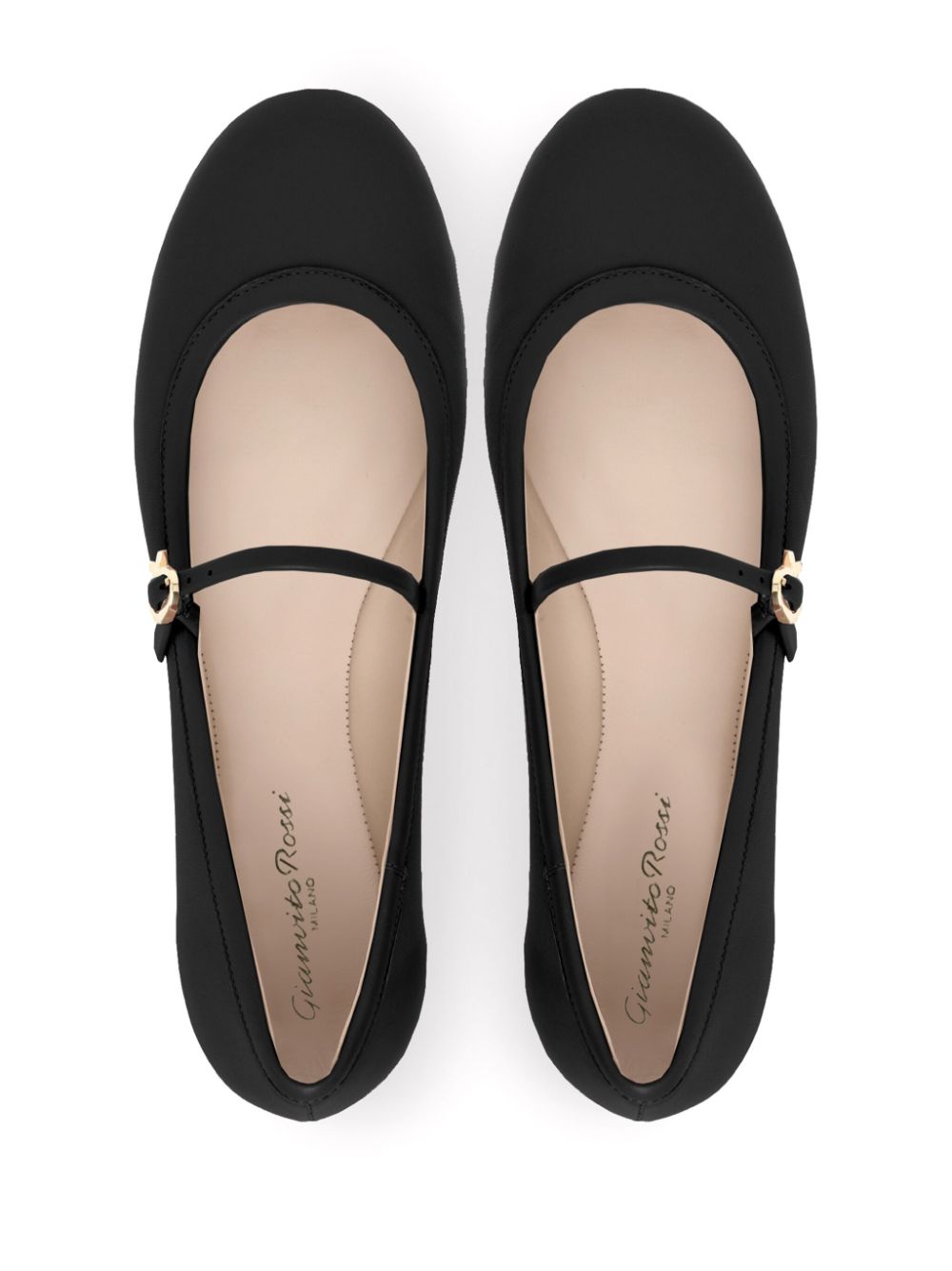 Carla leather ballerina shoes