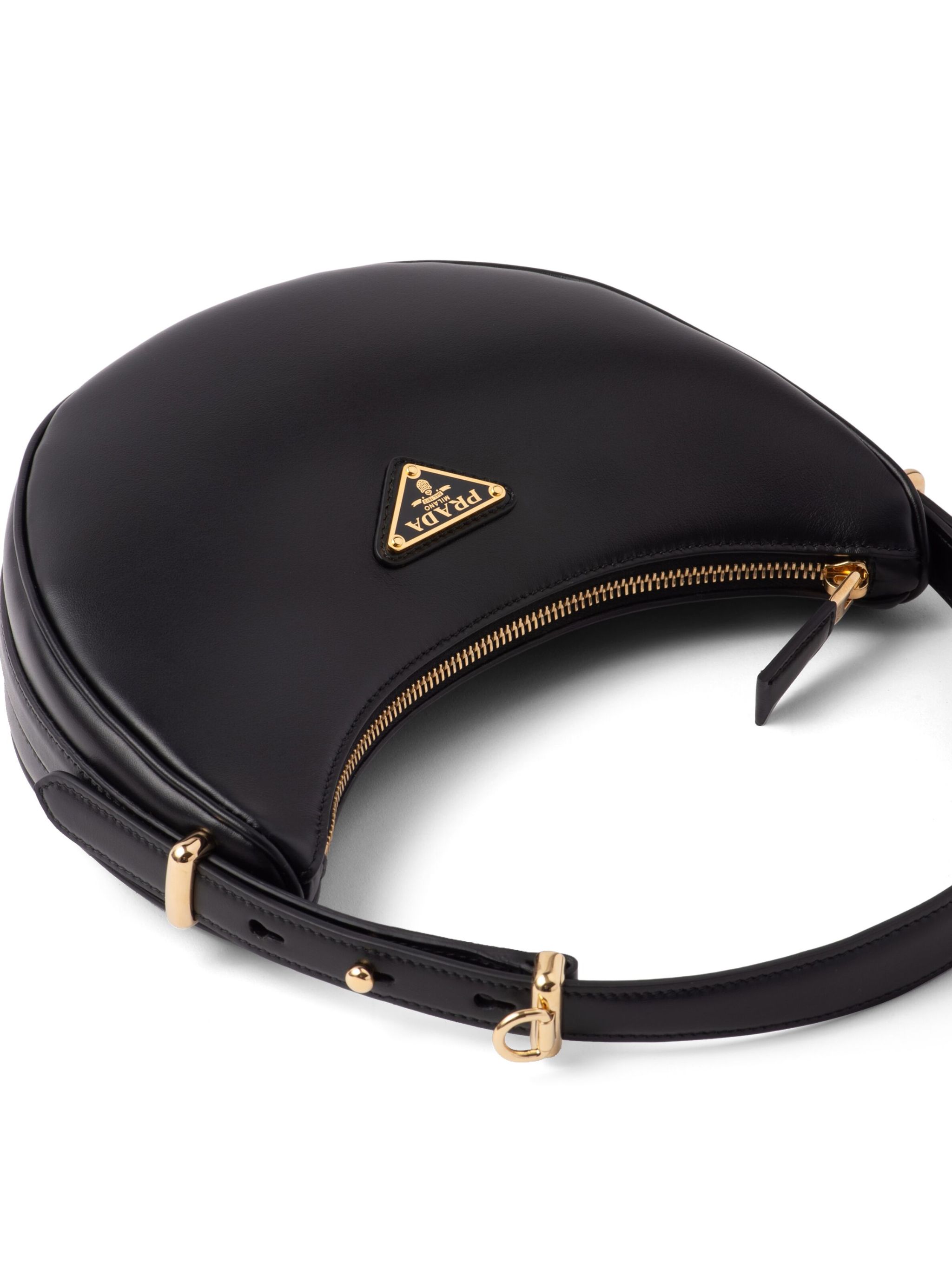 Arqué leather shoulder bag