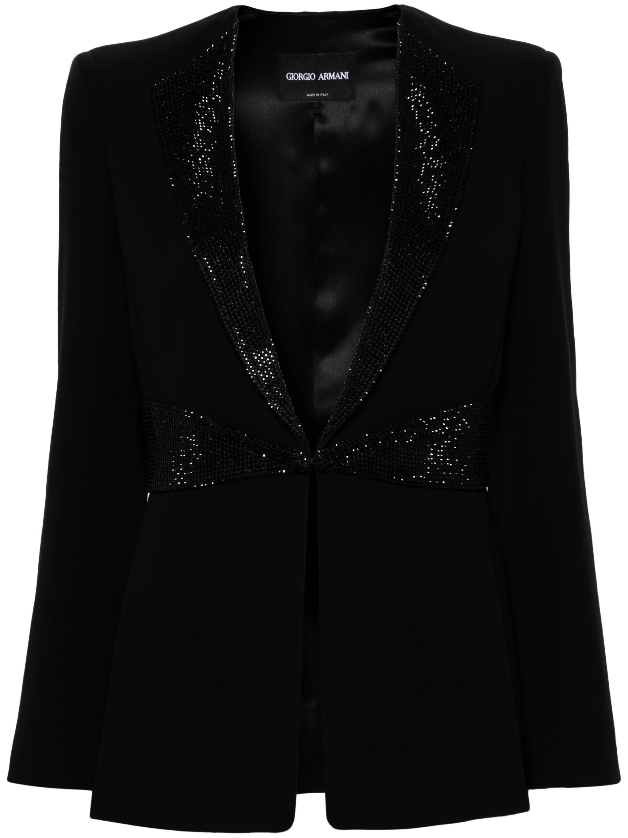 rhinestone-embellished blazer