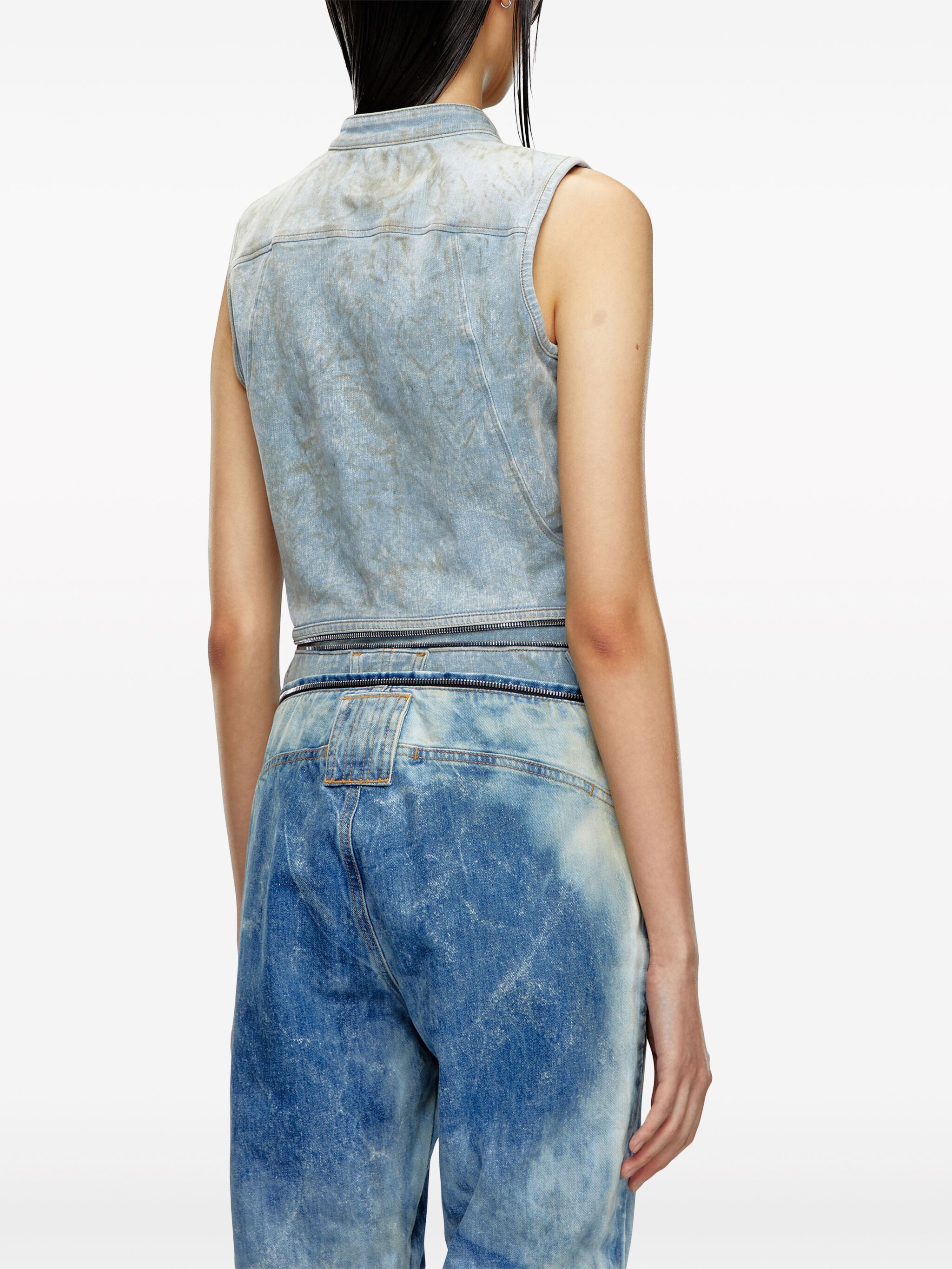 De-Nata-Fse denim sleeveless top