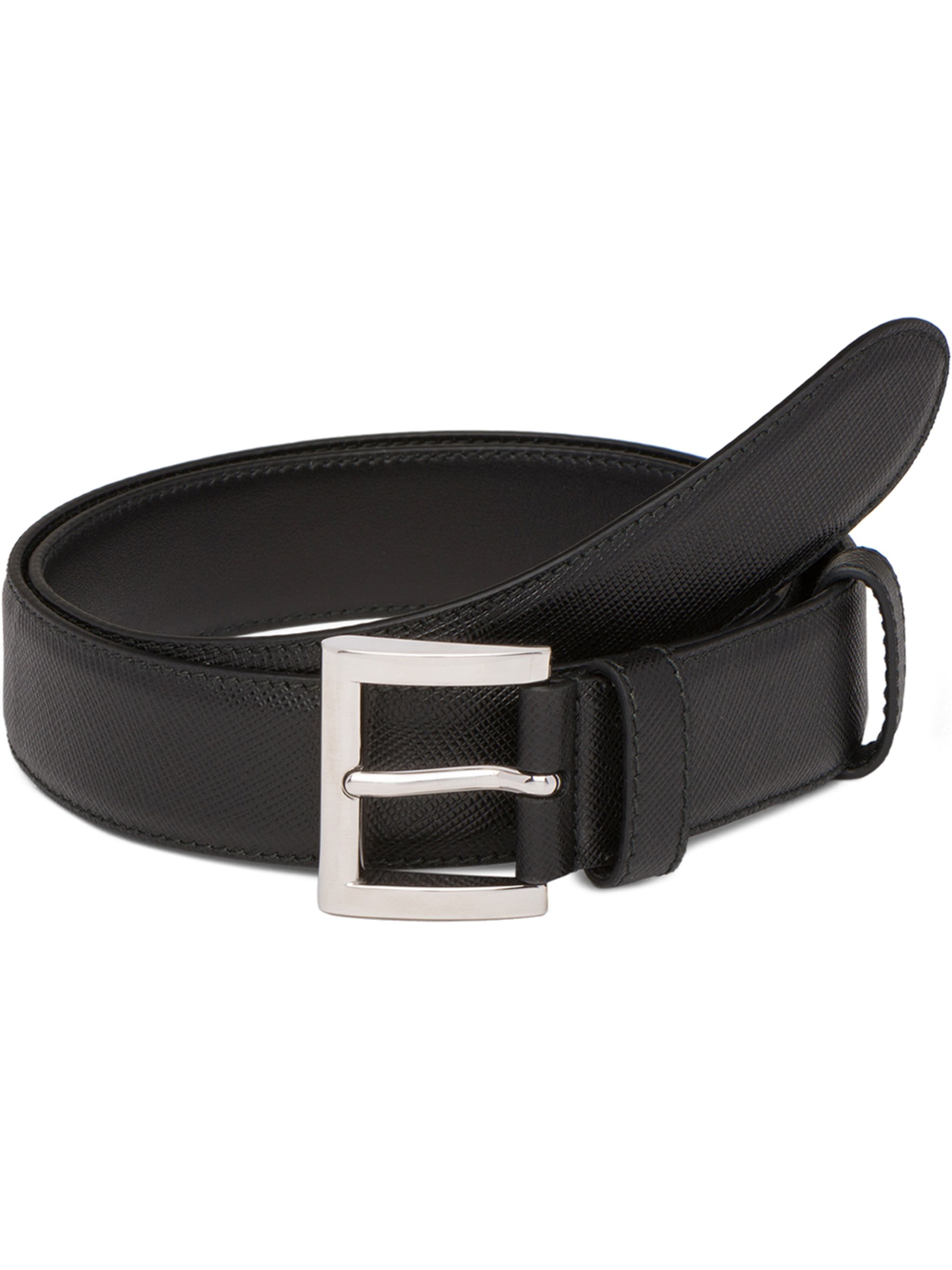 saffiano finish belt