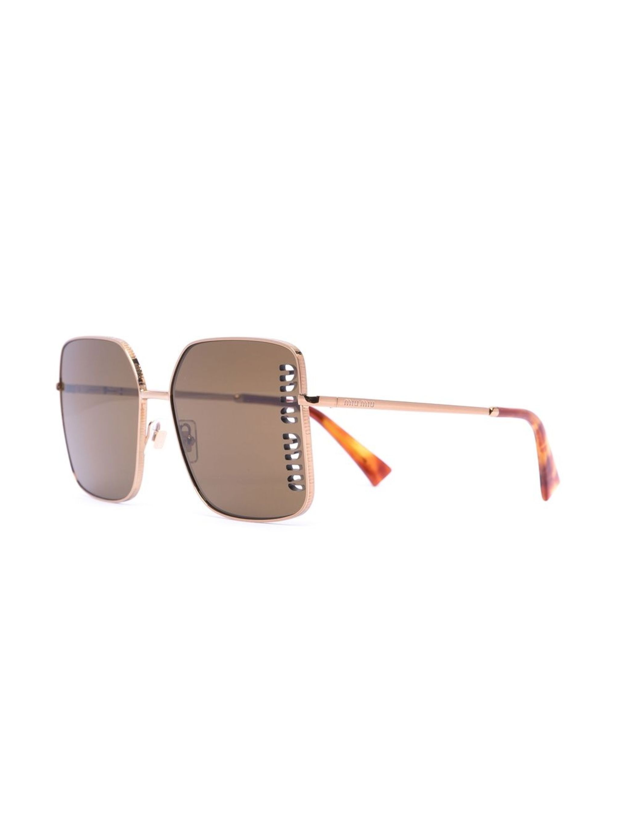 logo-detail square-frame sunglasses