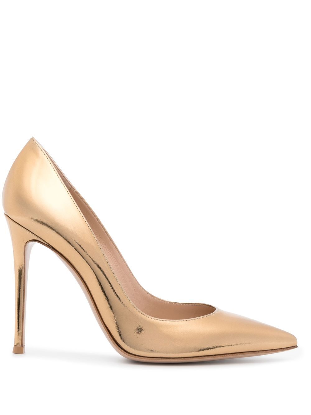 Gianvito 105mm metallic pumps