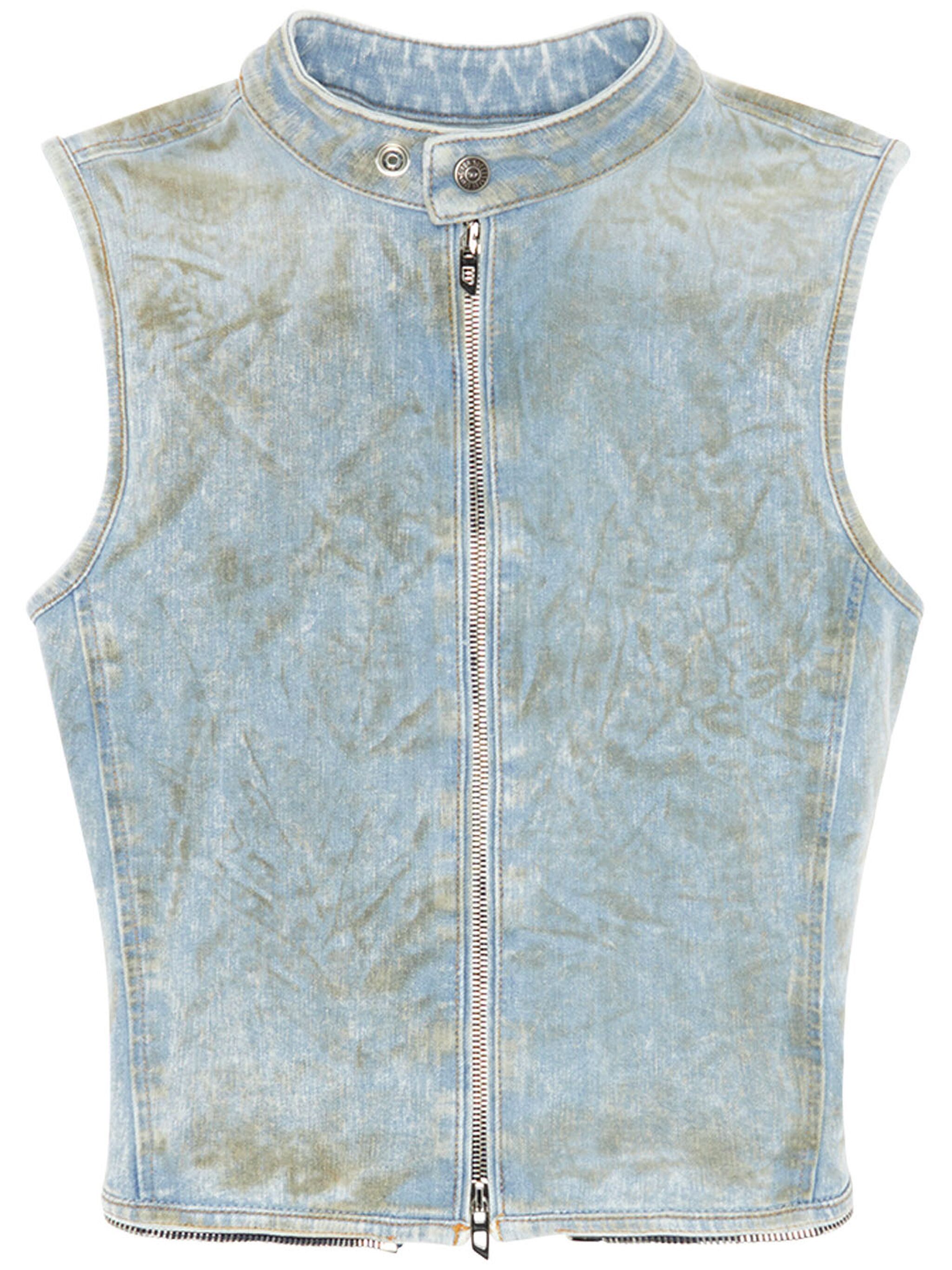 De-Nata-Fse denim sleeveless top