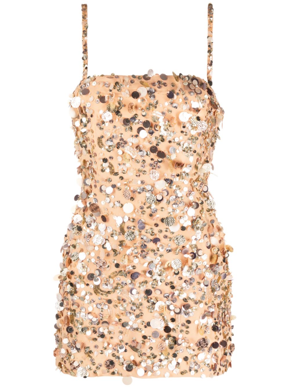 Zhuri shell-embellished mini dress