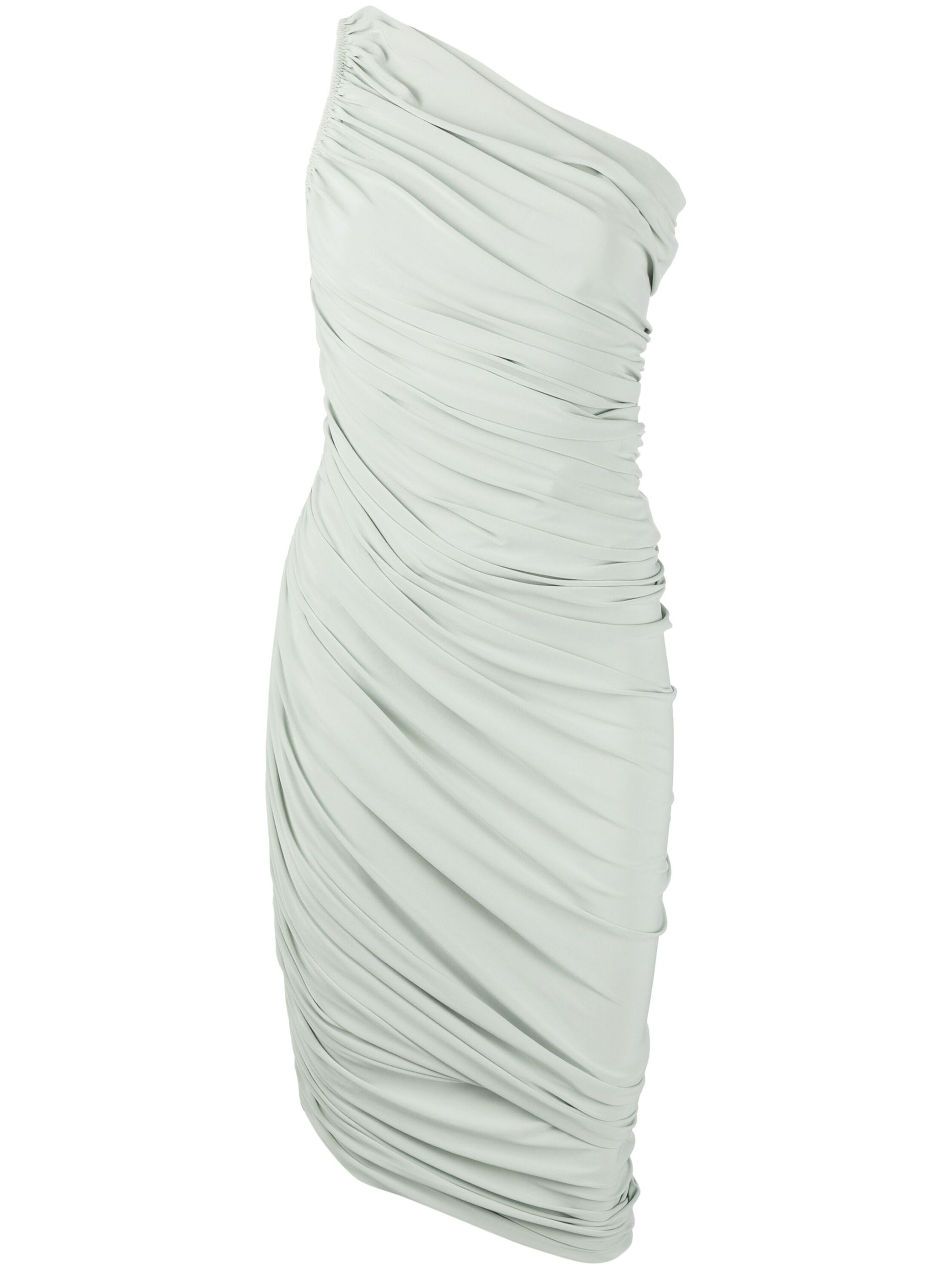 Diana ruched one-shoulder dress