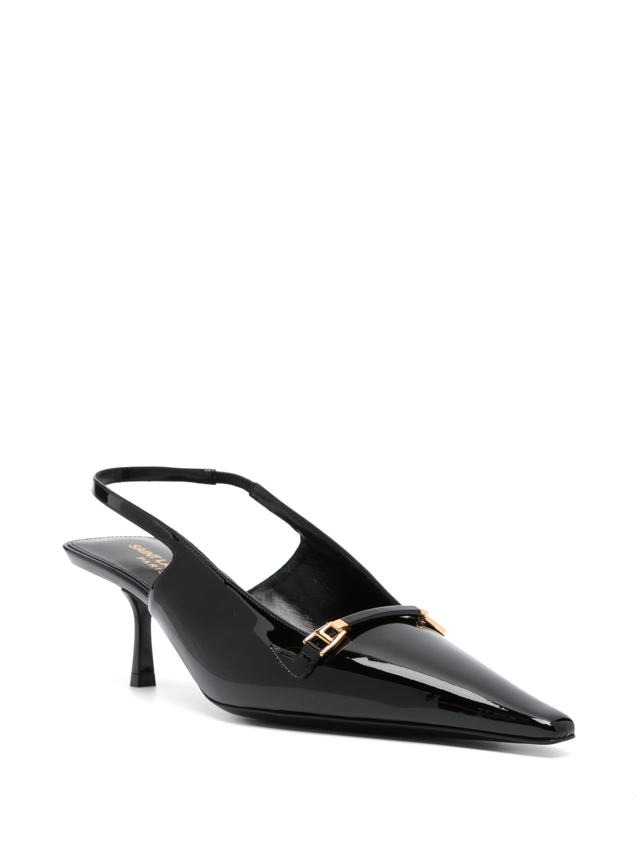 Carine 55mm patent-leather pumps