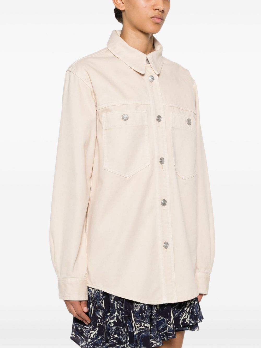 Talbot buttoned shirt jacket