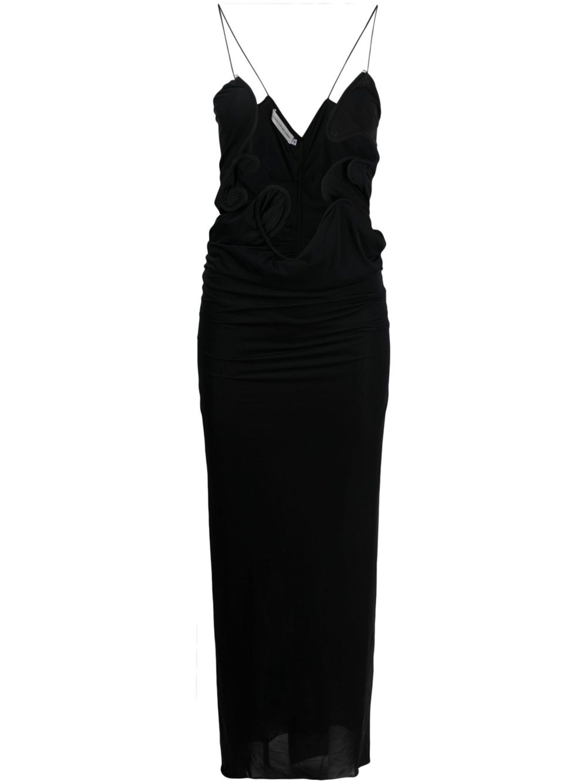 Molded Venus maxi dress