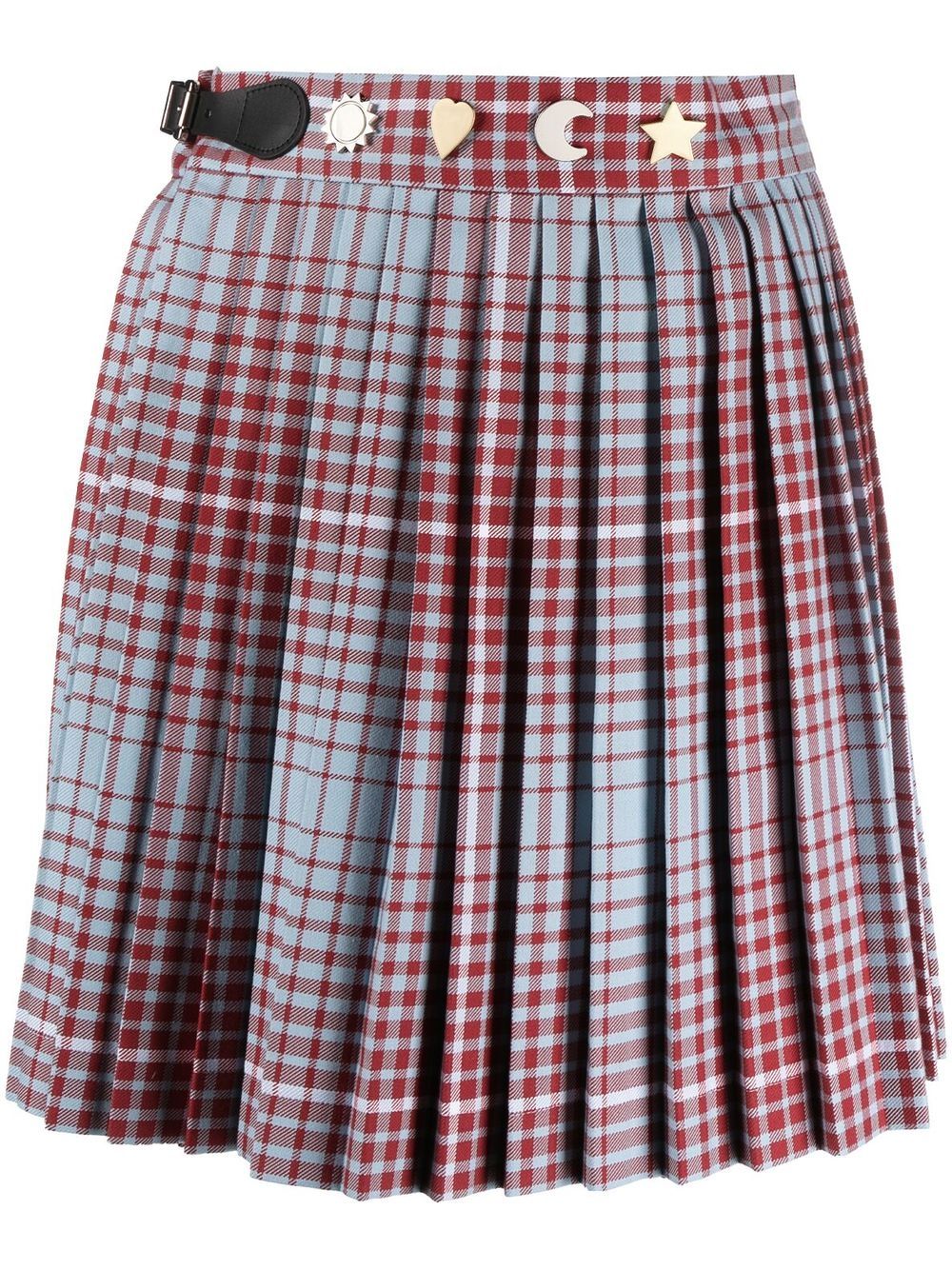 CJ Blurry-Tartan mini kilt