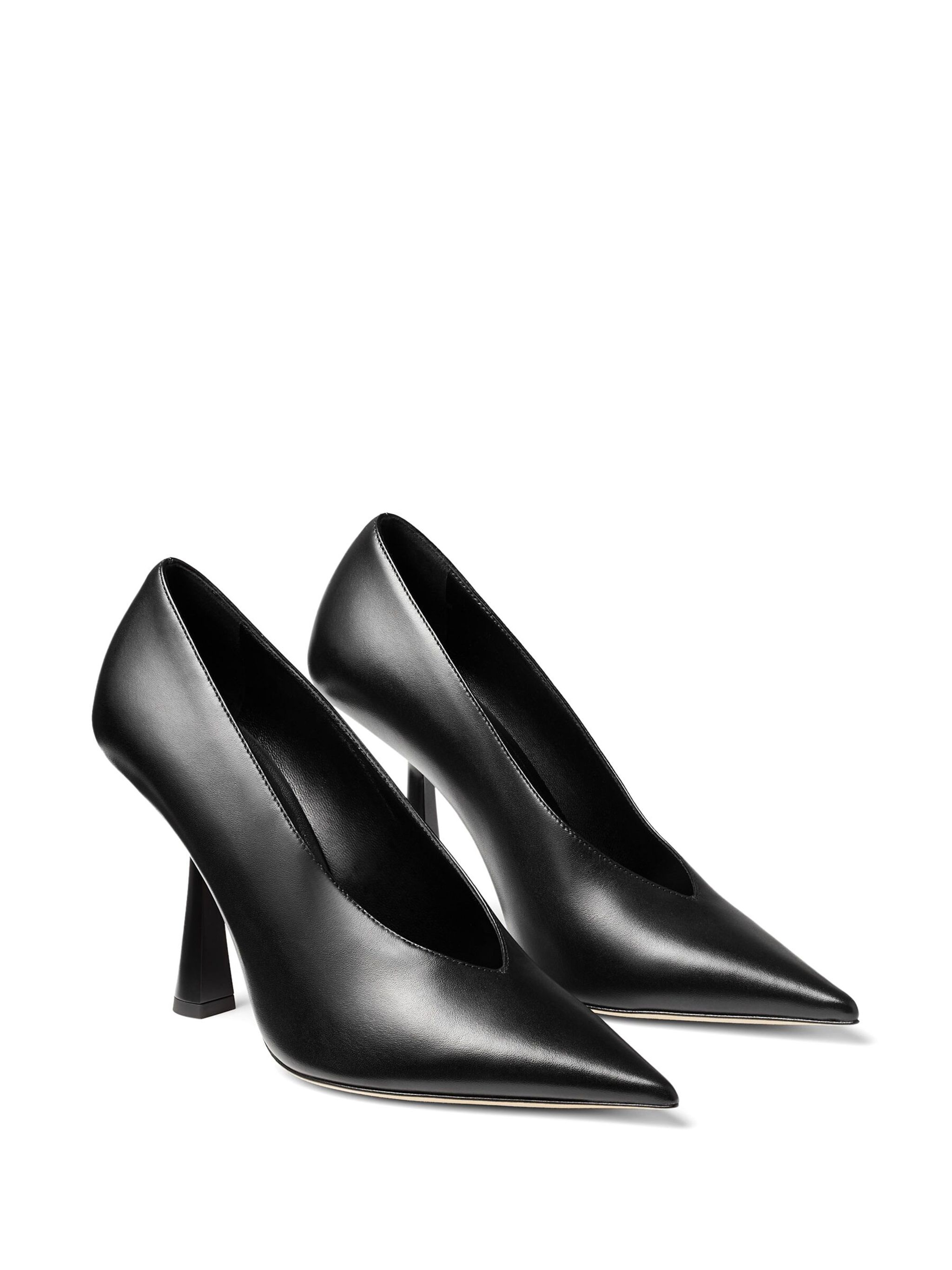 Maryanne 100mm leather pumps