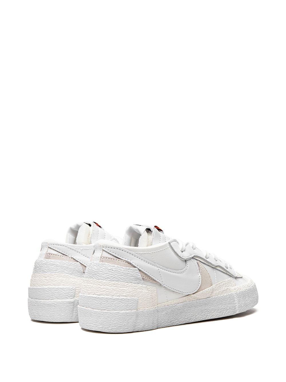 x sacai Blazer Low "White Patent Leather" sneakers