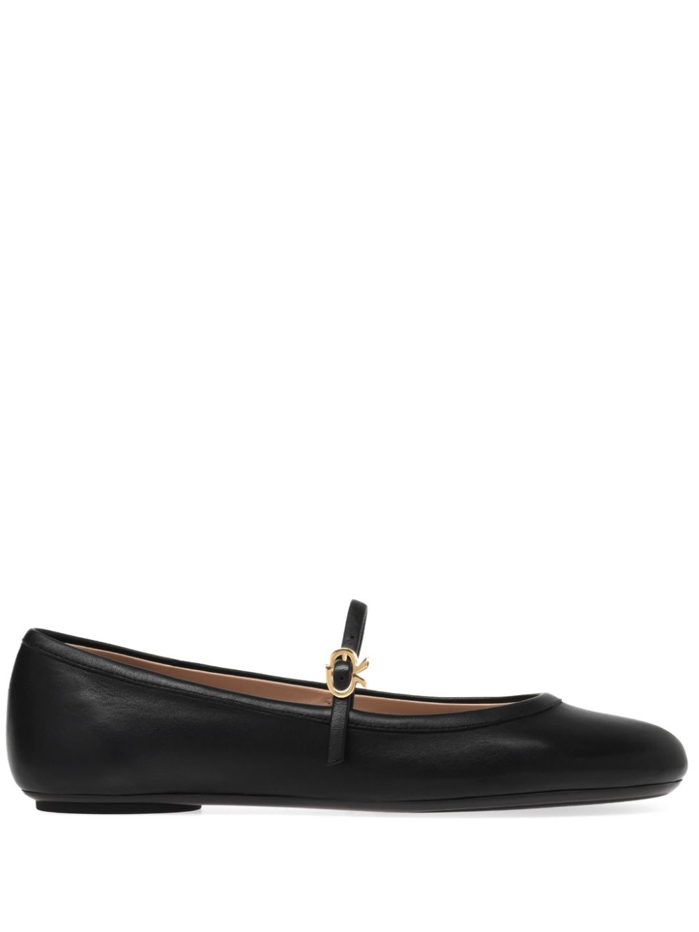 Carla leather ballerina shoes