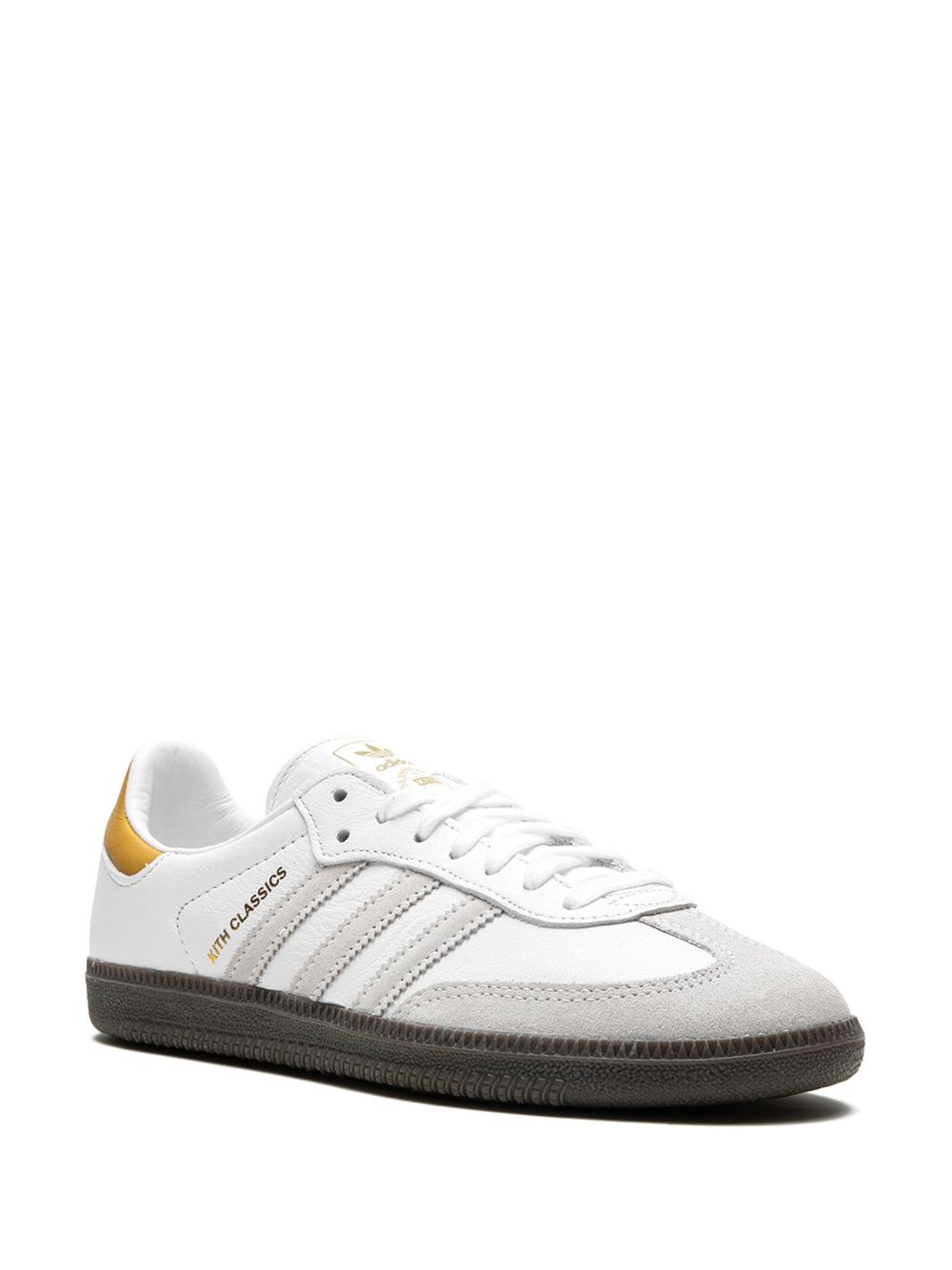 x Kith Samba “White/Grey/Gold” sneakers