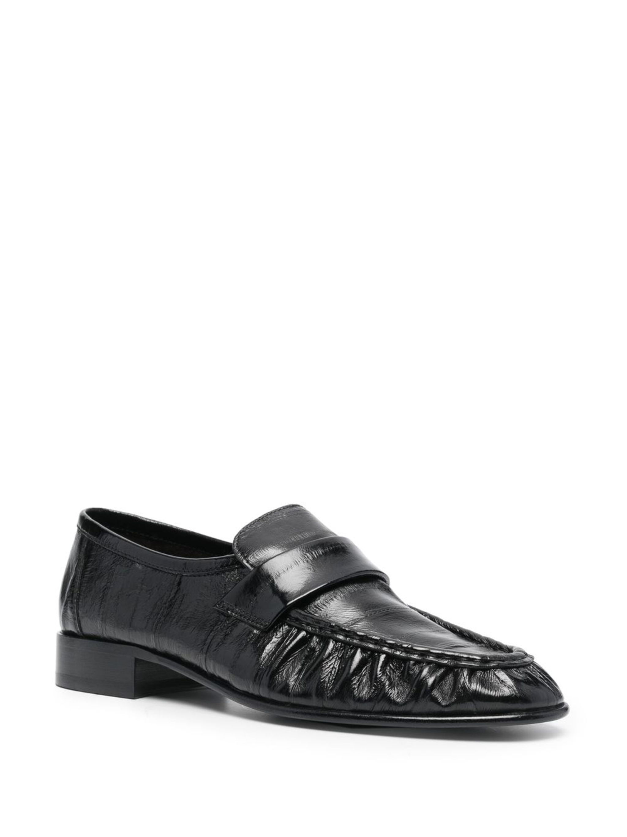 slip-on leather loafers 