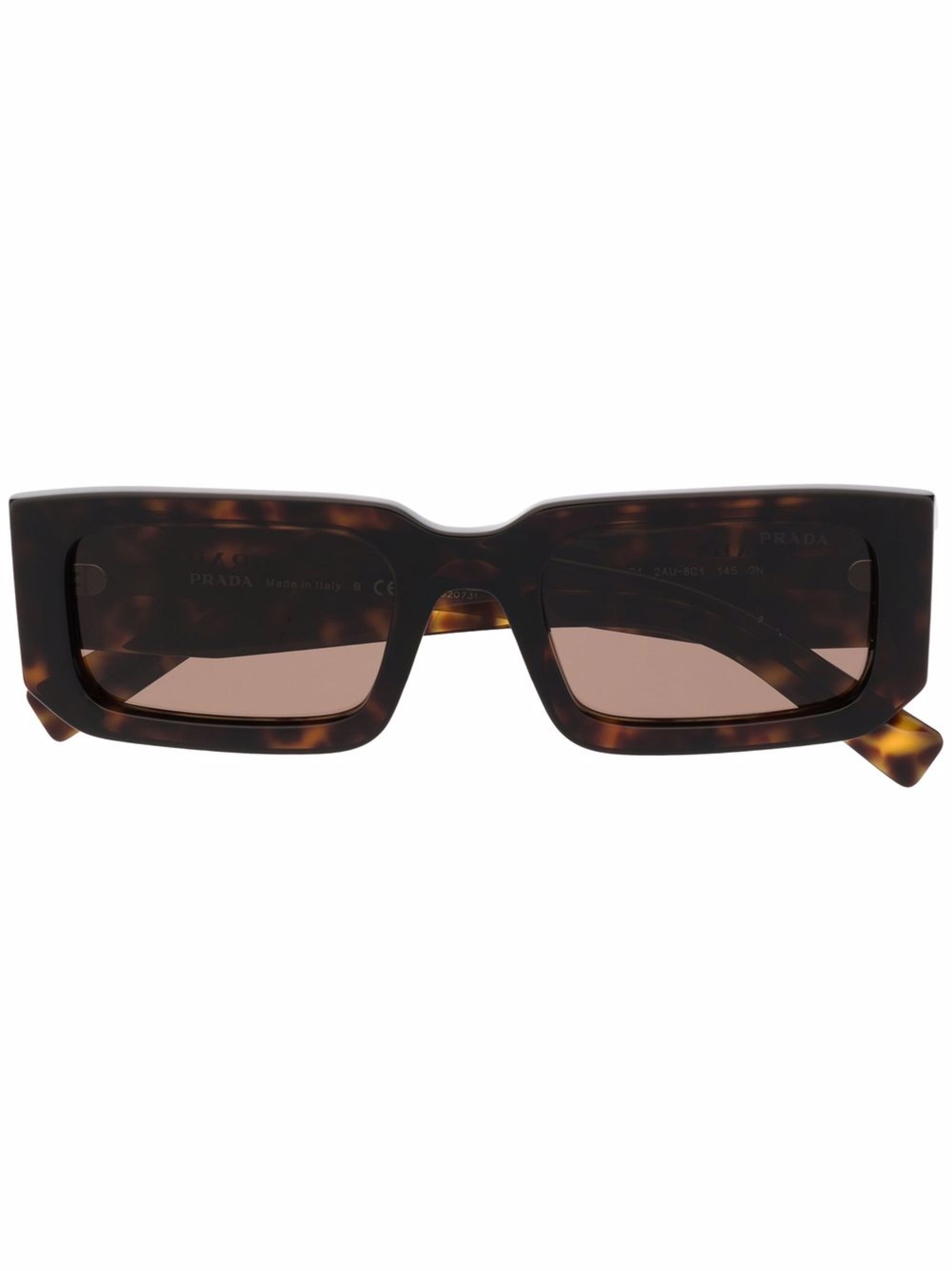 square-frame tortoiseshell sunglasses