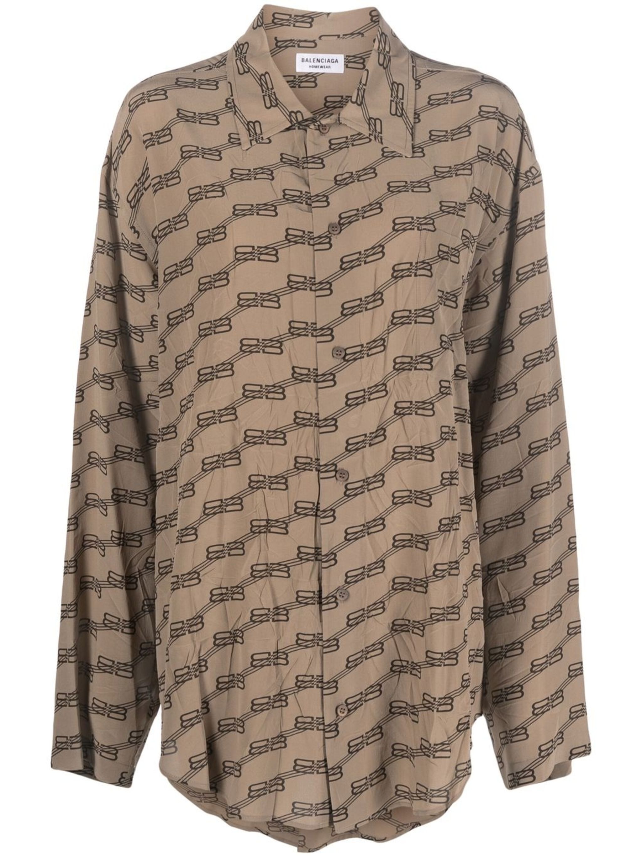 BB monogram-print shirt