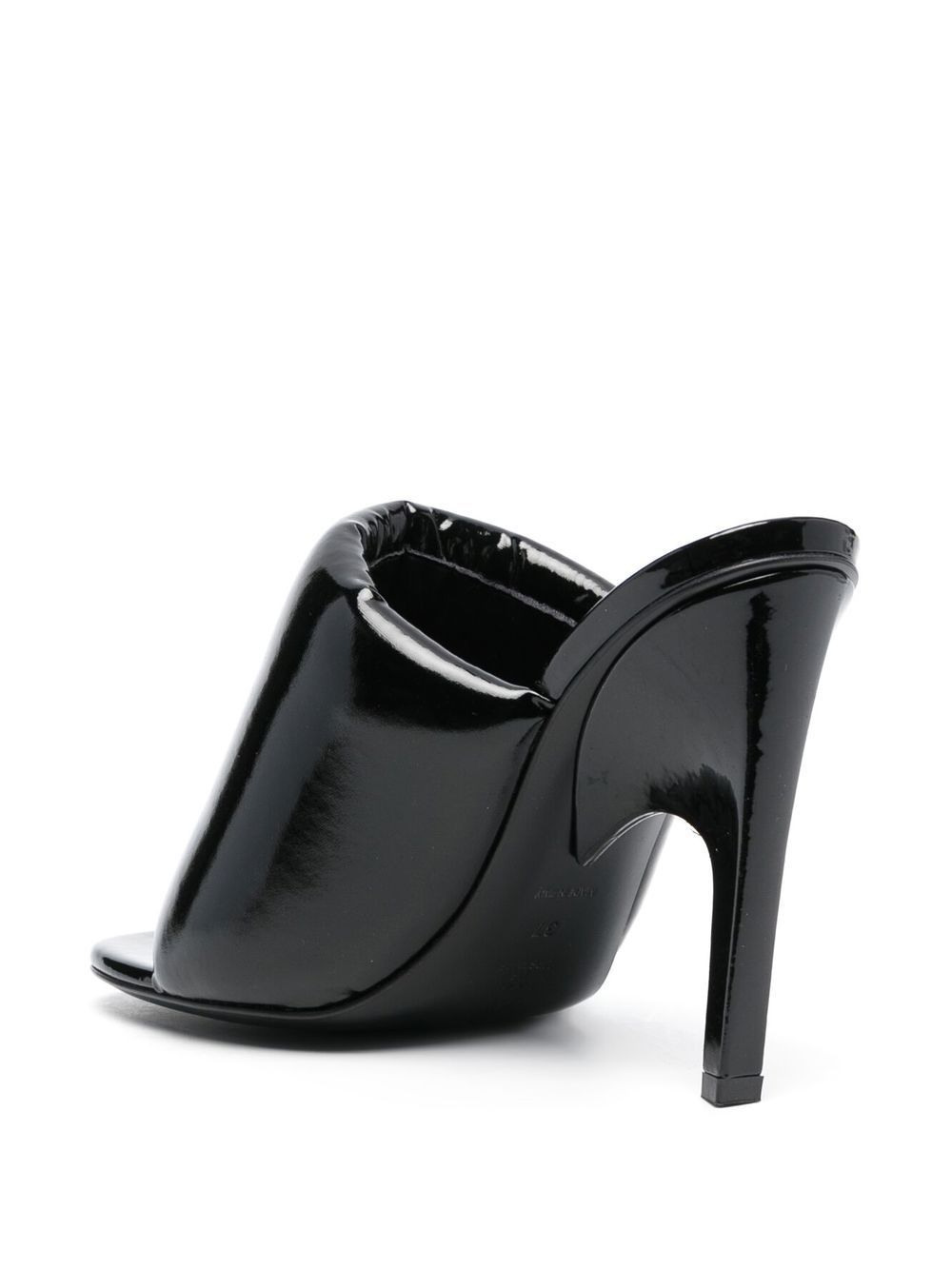 Rem 100mm patent leather mules